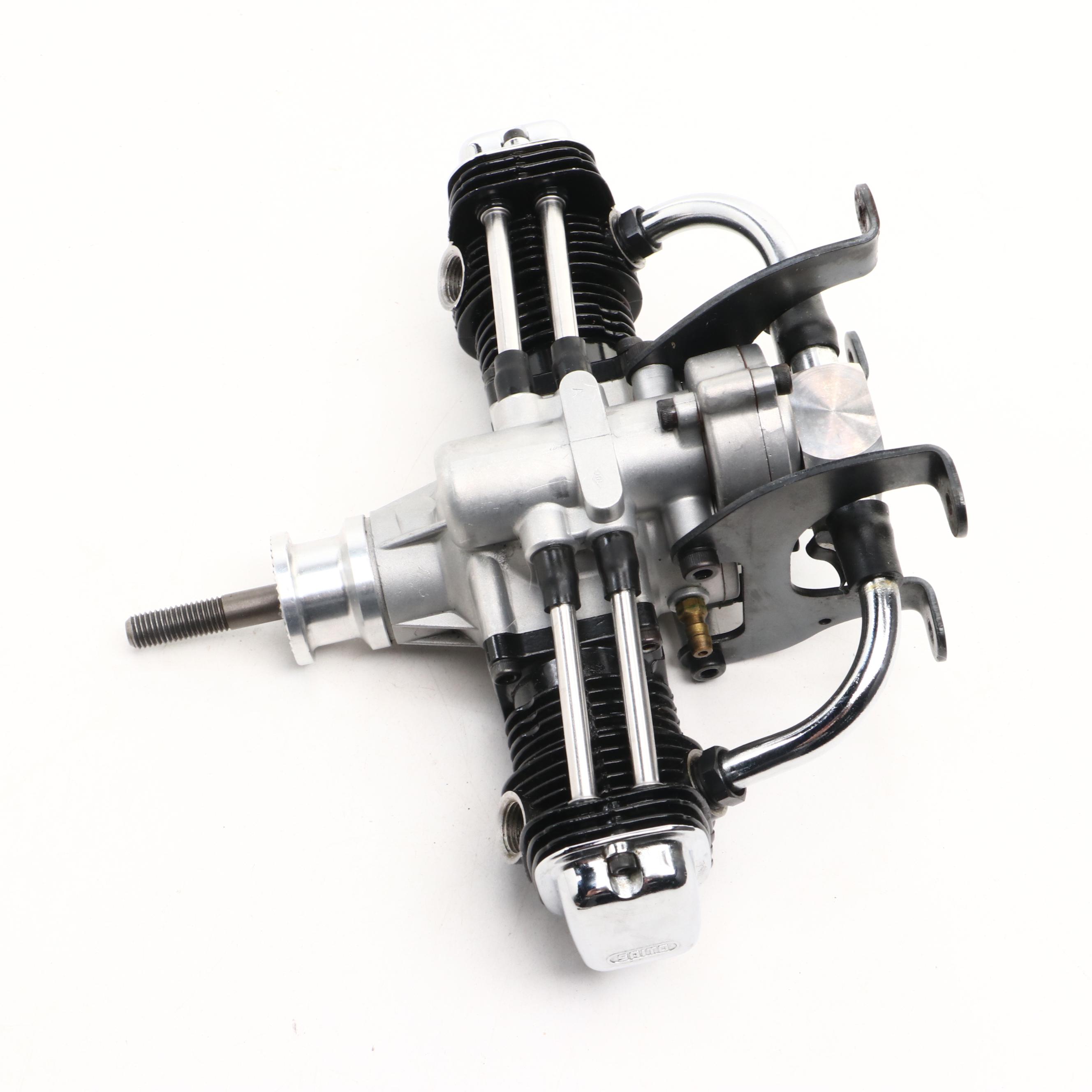 Saito FA-90TS Flat Twin Four-Stroke Model Plane Engine