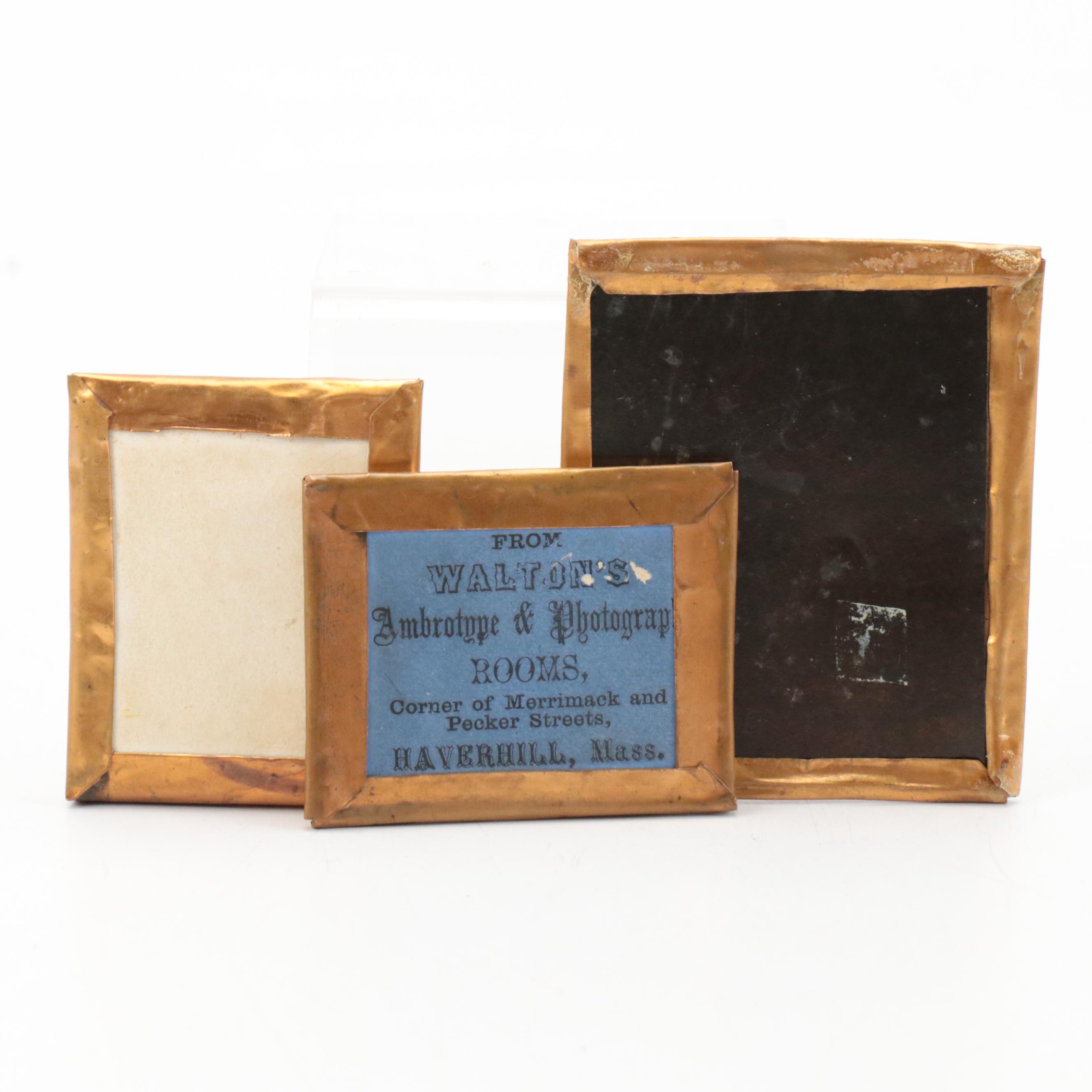 Tintype Portraits, Mid-19th Century