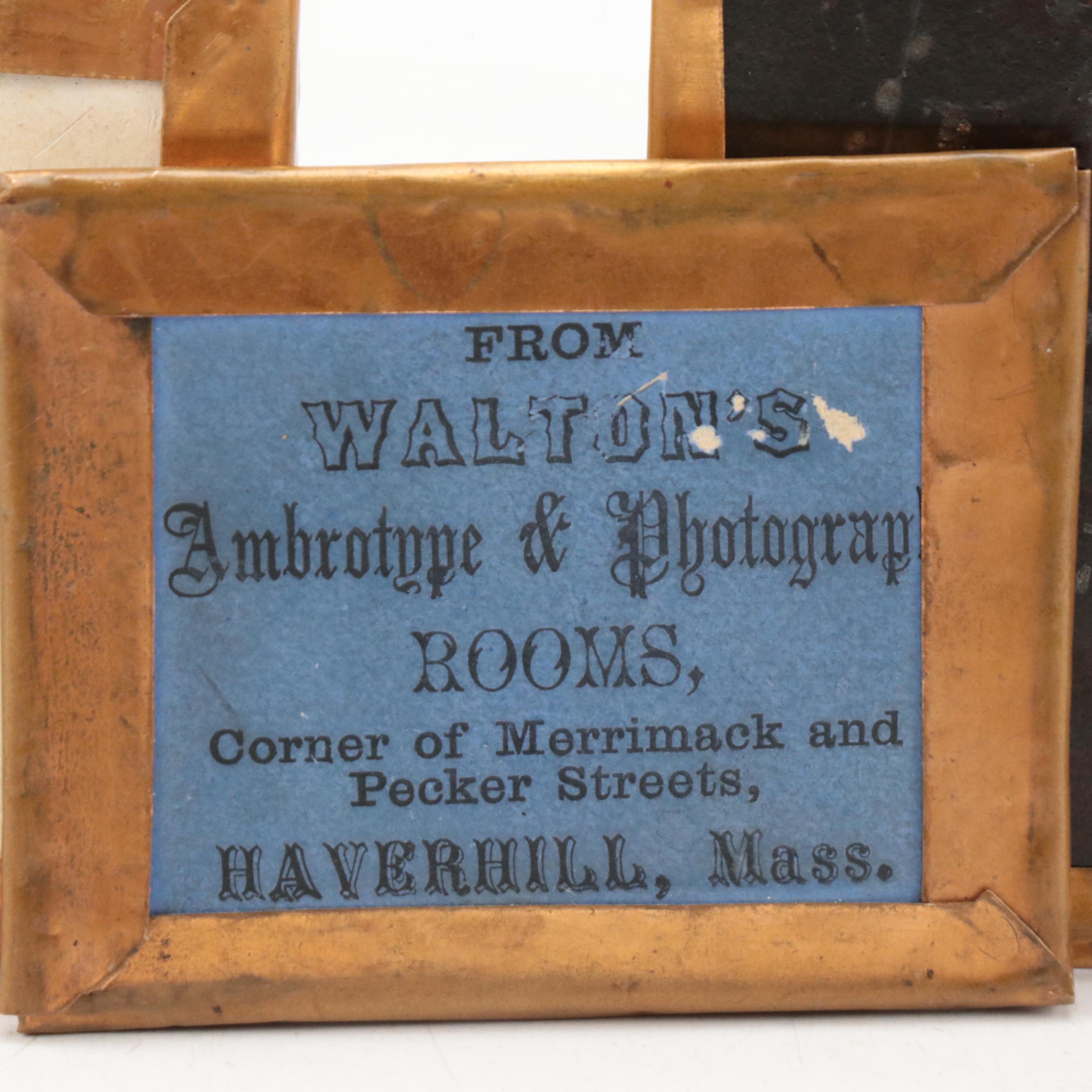 Tintype Portraits, Mid-19th Century