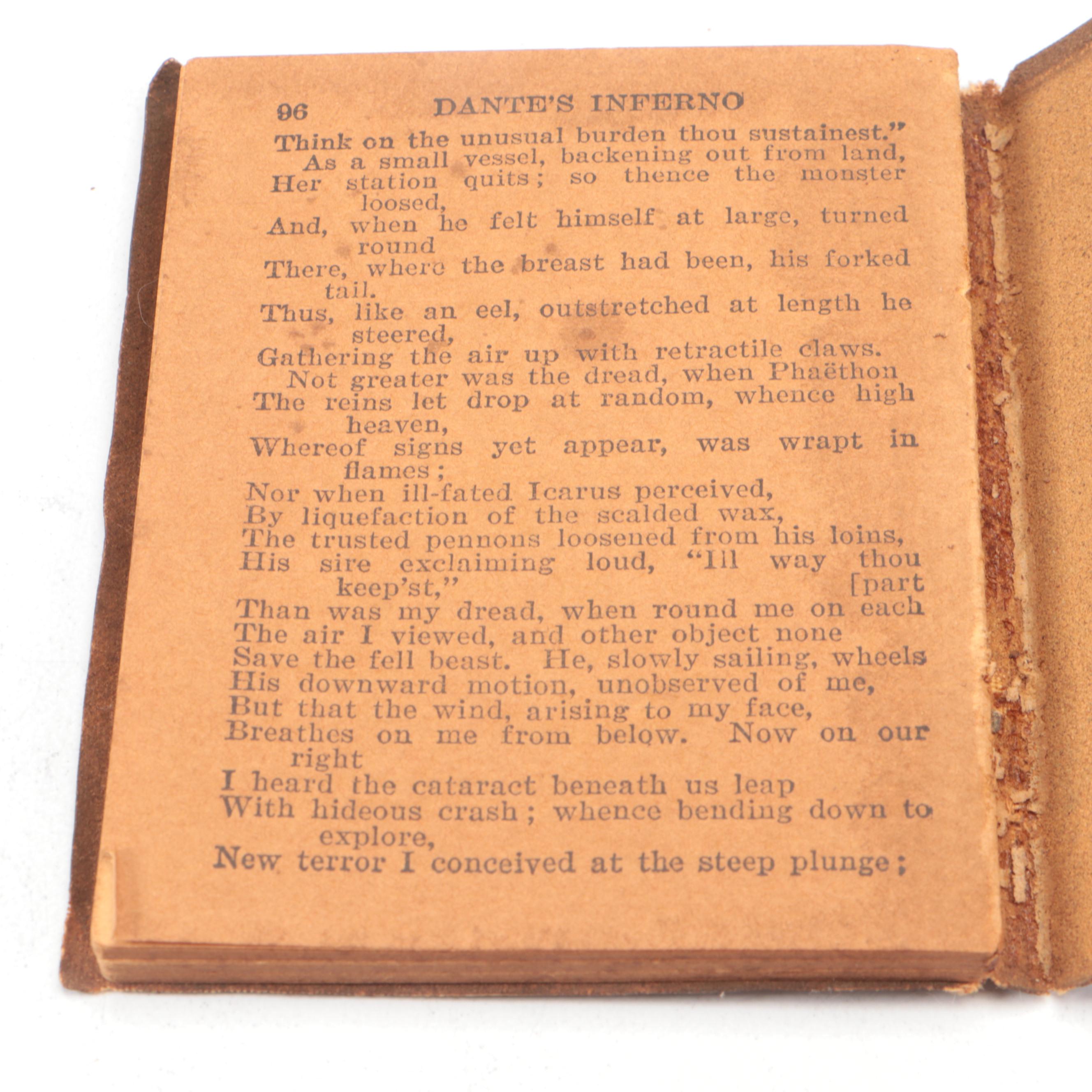 Little Leather Library Books Including Shakespeare, Dumas, Wilde, and Tennyson