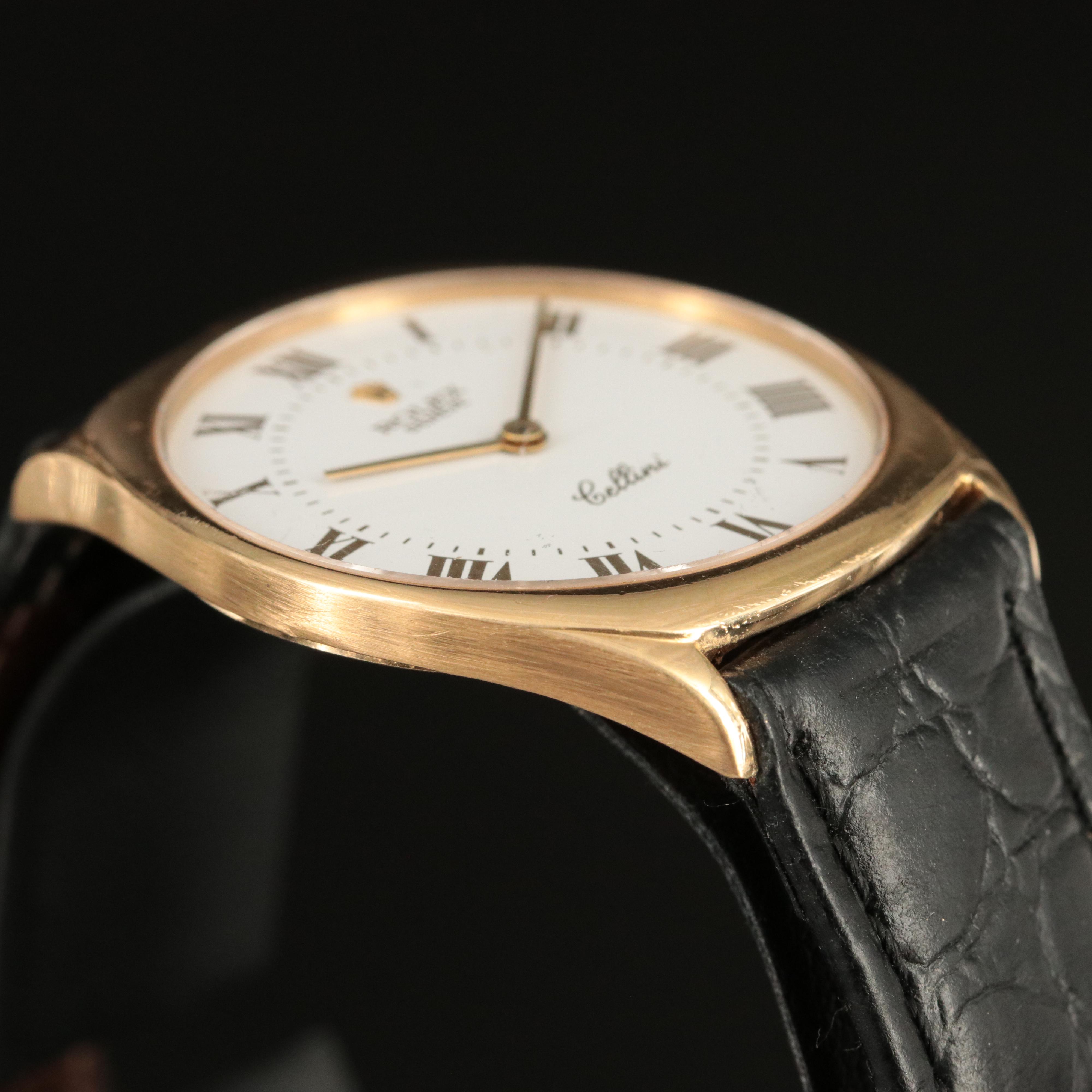 Vintage Rolex Cellini 18K Gold Manual Wind Watch