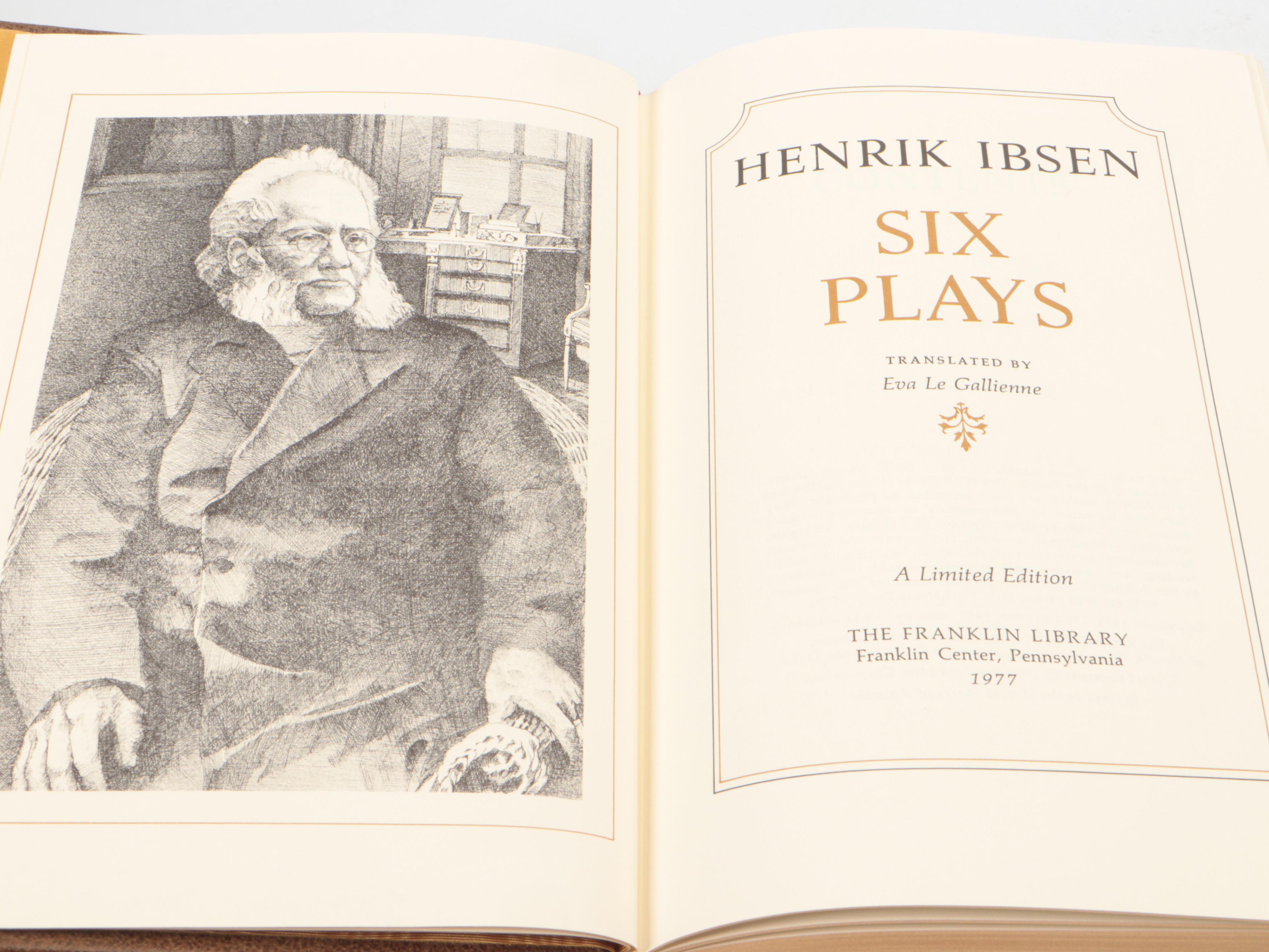 Franklin Library Classics Including Franz Kafka, Thomas Mann, and Henrik Ibsen