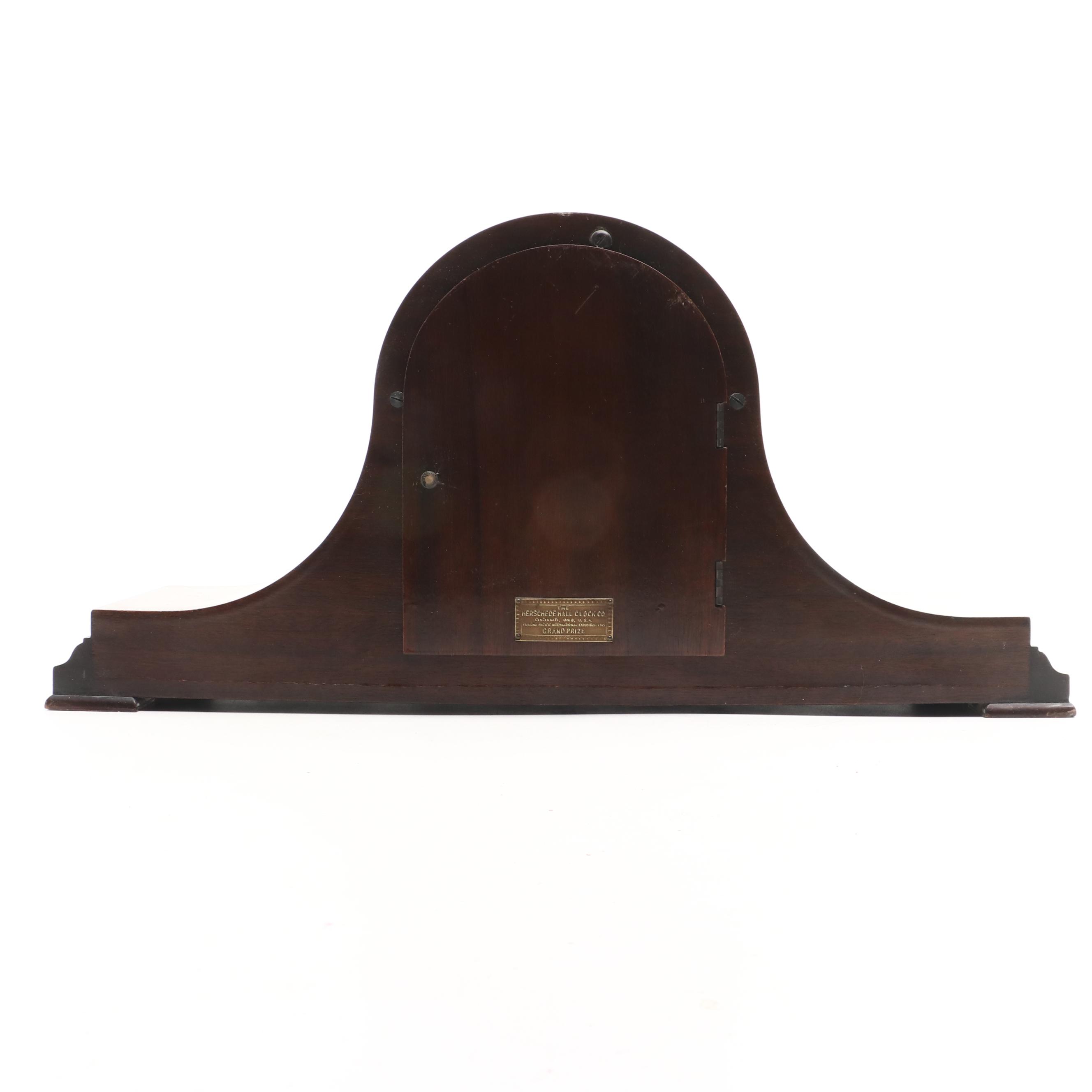 Herschede Hall Model 10 Westminster Chime Mantle Clock, Early 20th Century