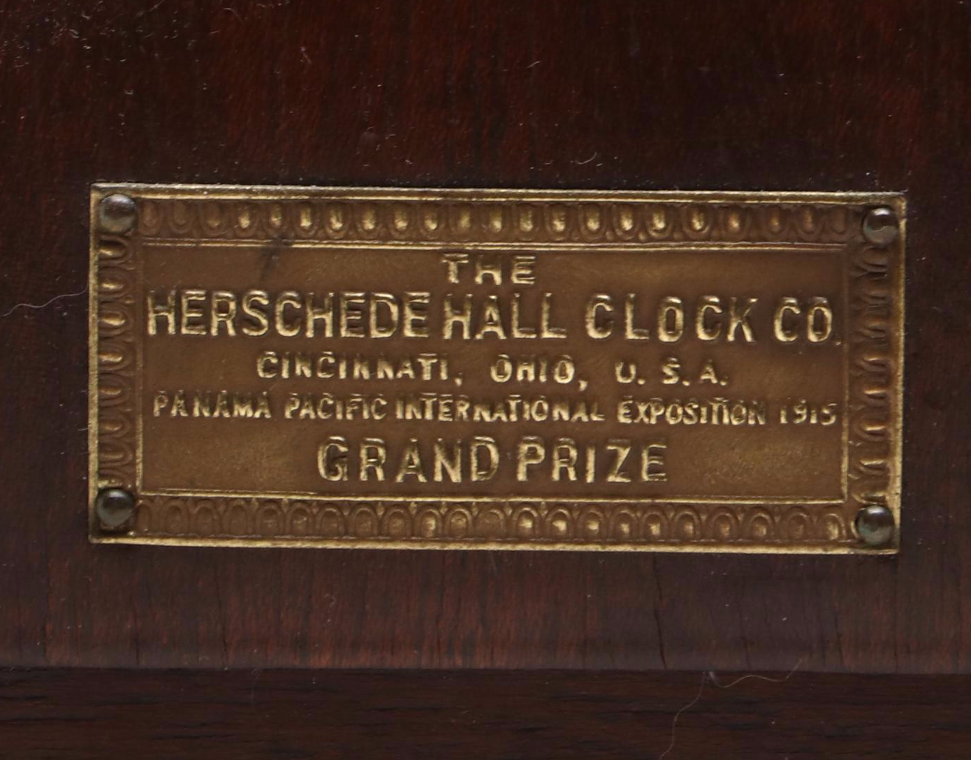 Herschede Hall Model 10 Westminster Chime Mantle Clock, Early 20th Century
