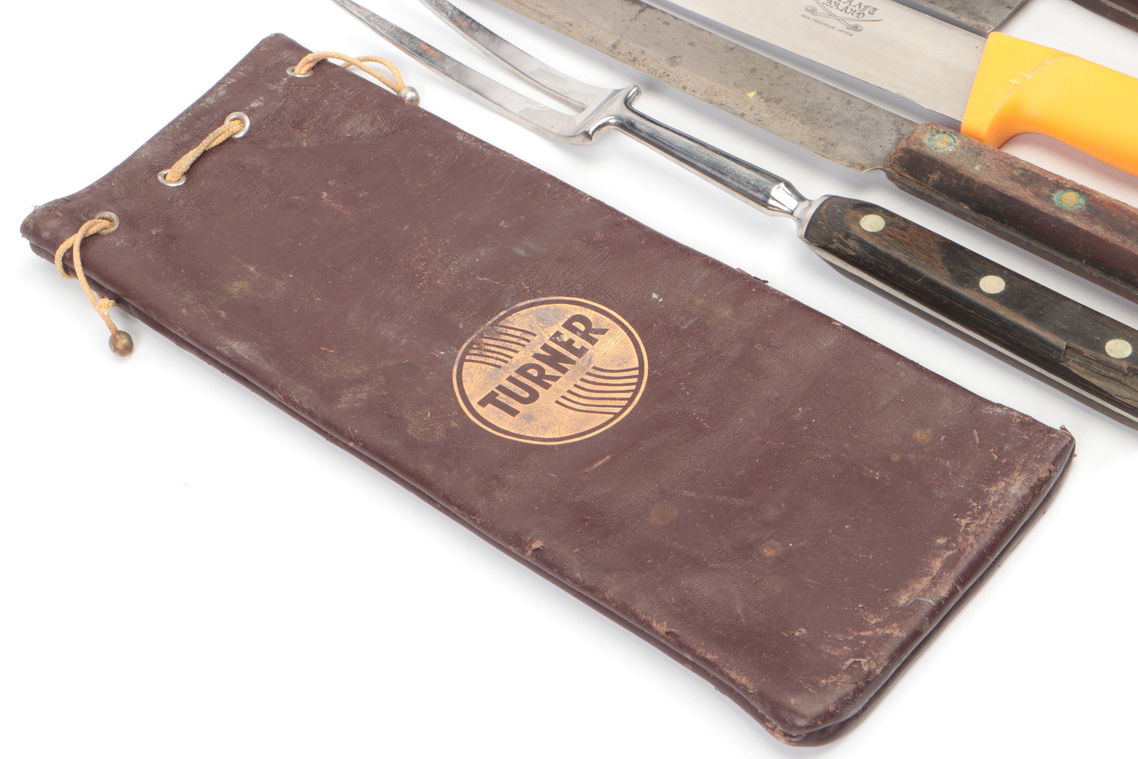 Wusthof Wood Handle Kitchen Knife with More Kitchen Knives