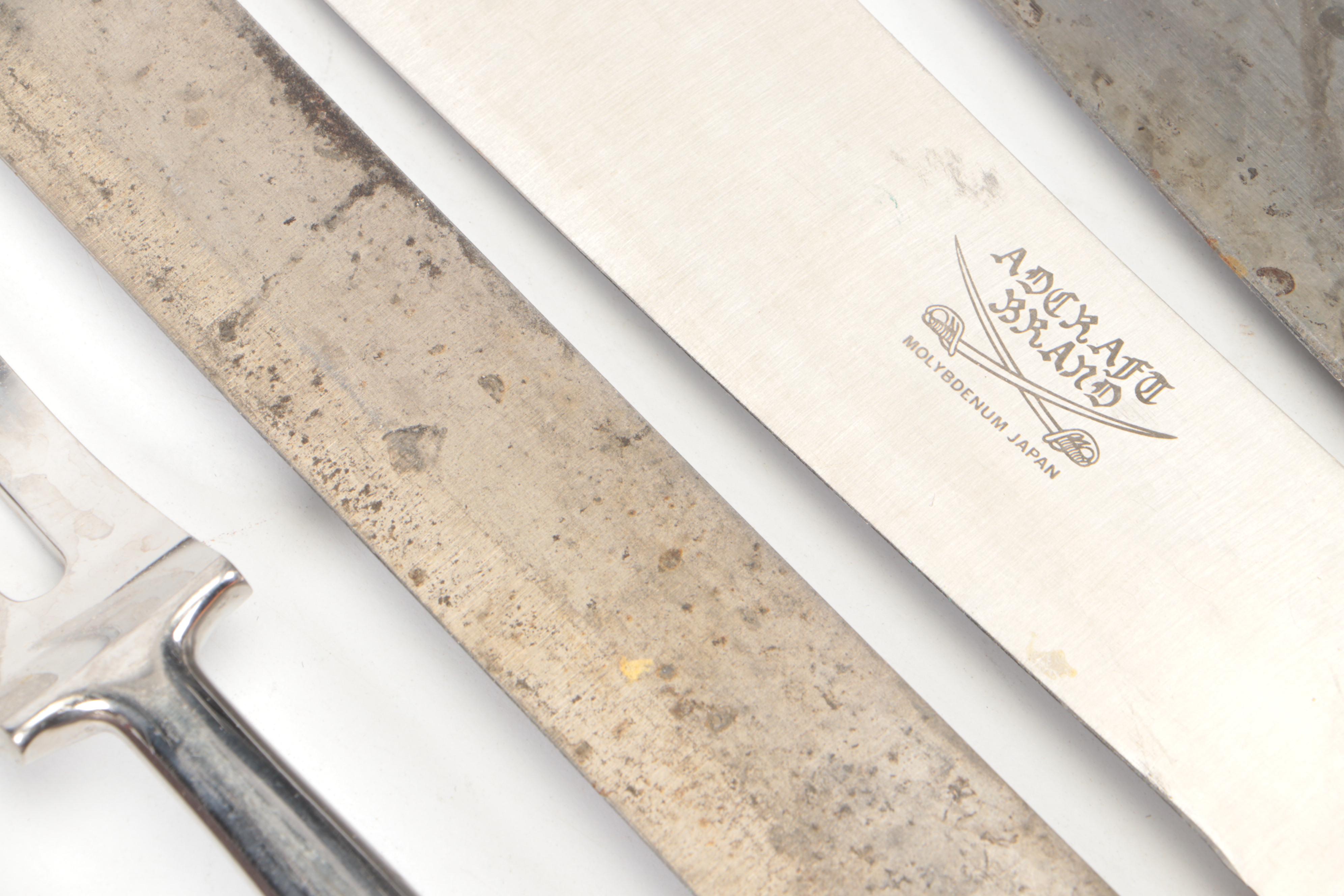 Wusthof Wood Handle Kitchen Knife with More Kitchen Knives