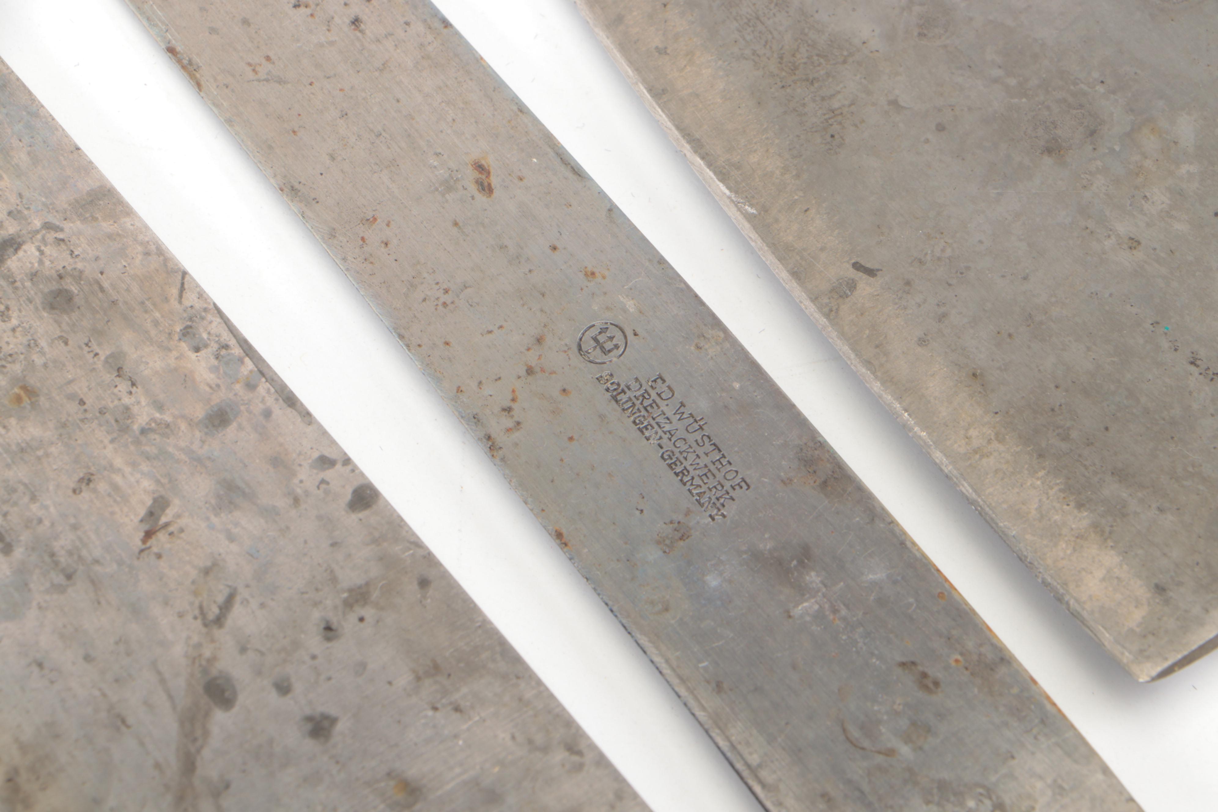 Wusthof Wood Handle Kitchen Knife with More Kitchen Knives