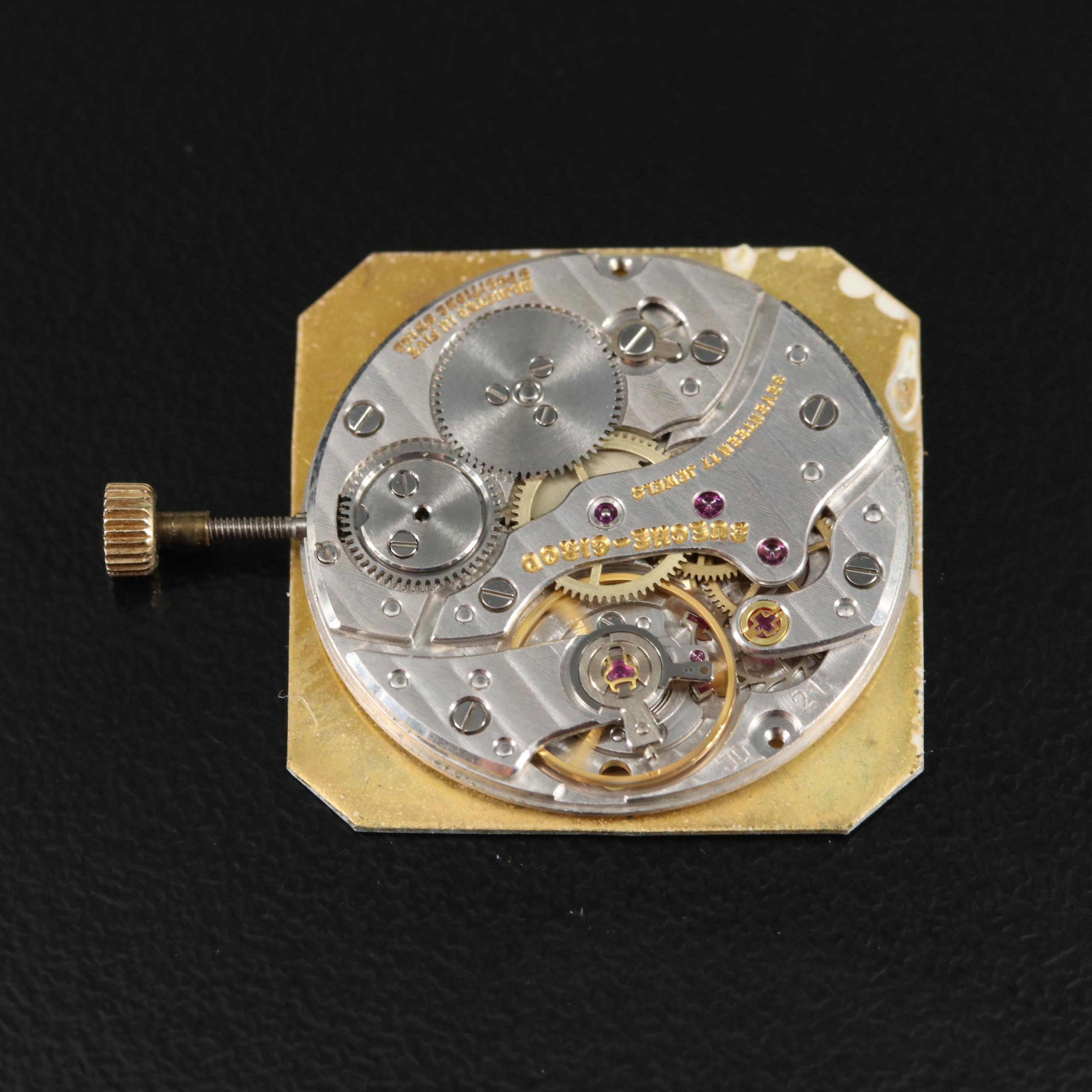 Vintage Bueche Girod 18K Yellow Gold Manual Wind Watch