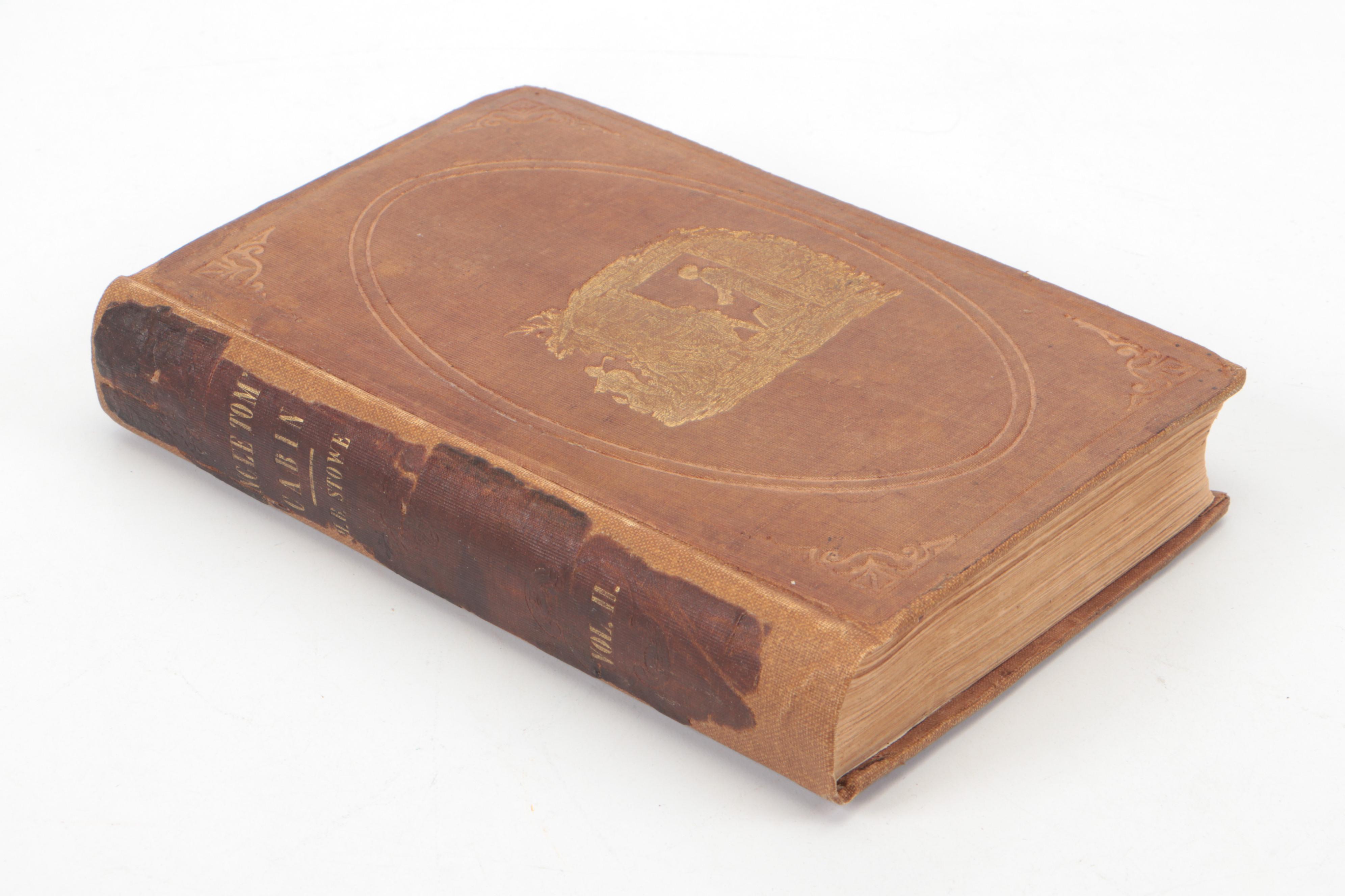 First Edition, First Printing "Uncle Tom's Cabin" by Harriet Beecher Stowe, 1852