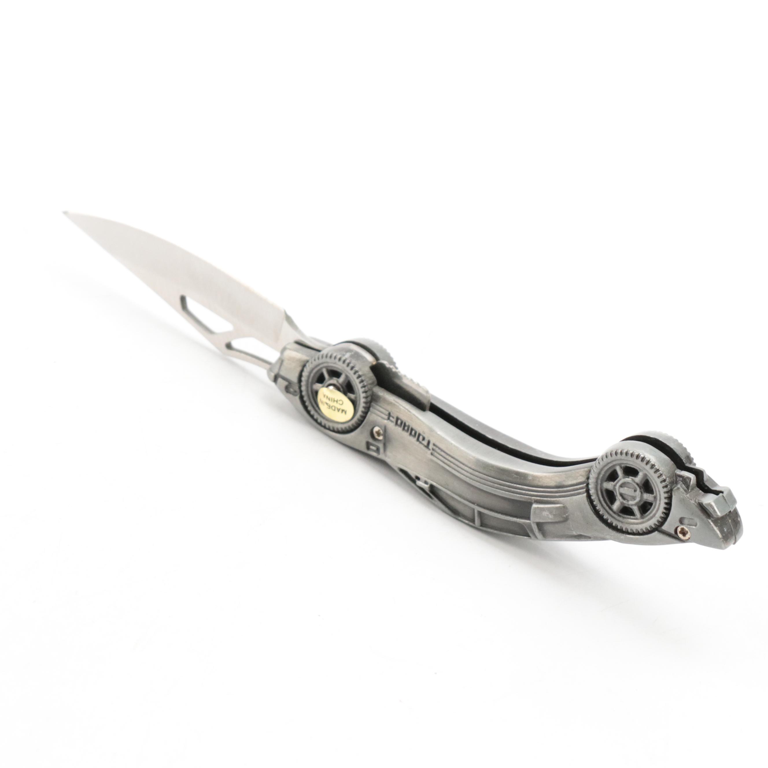 Pacific Solution Twister and Ford GT Folding Knife with Throwing Knives
