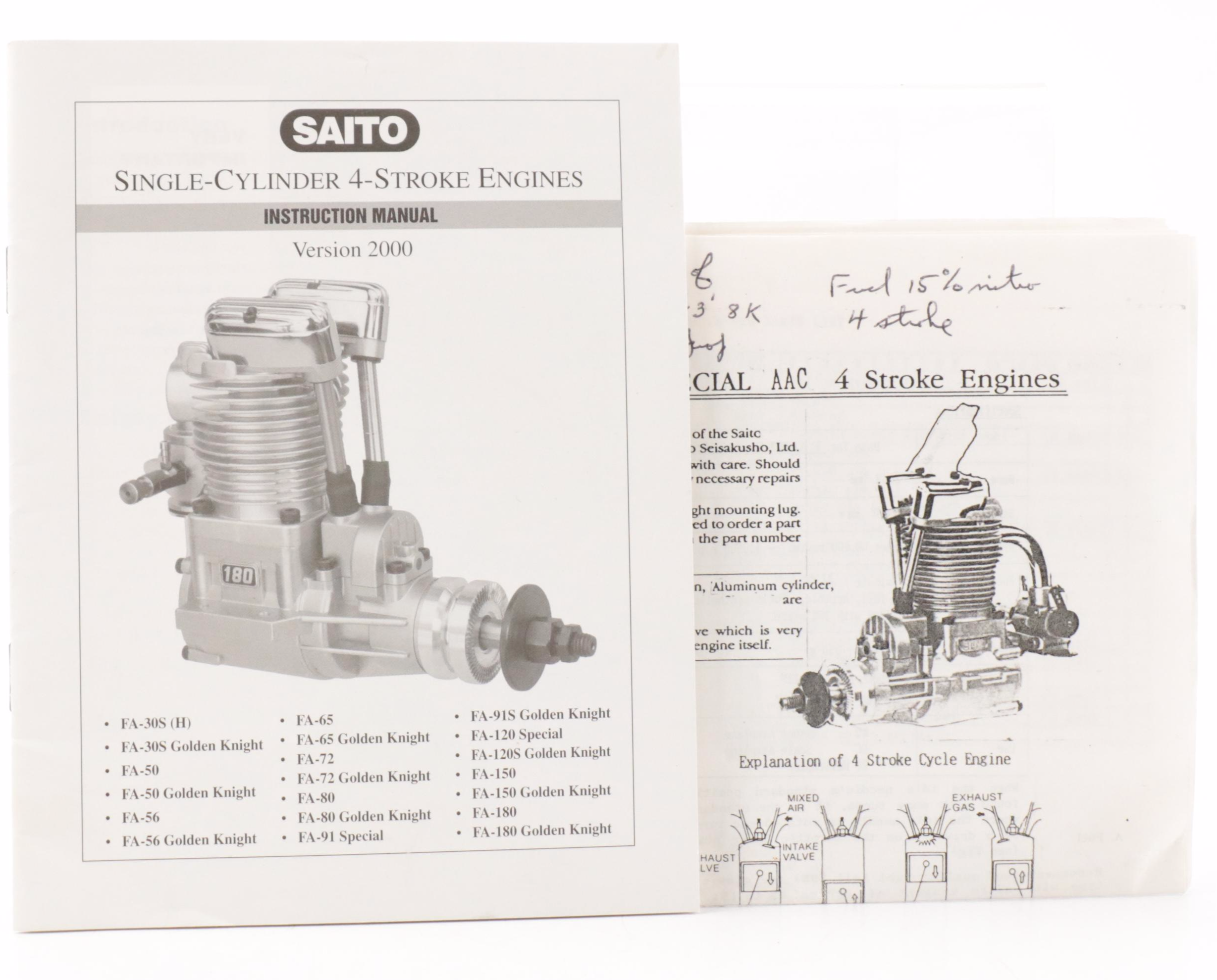 Saito FA-91 Four Stroke Engine