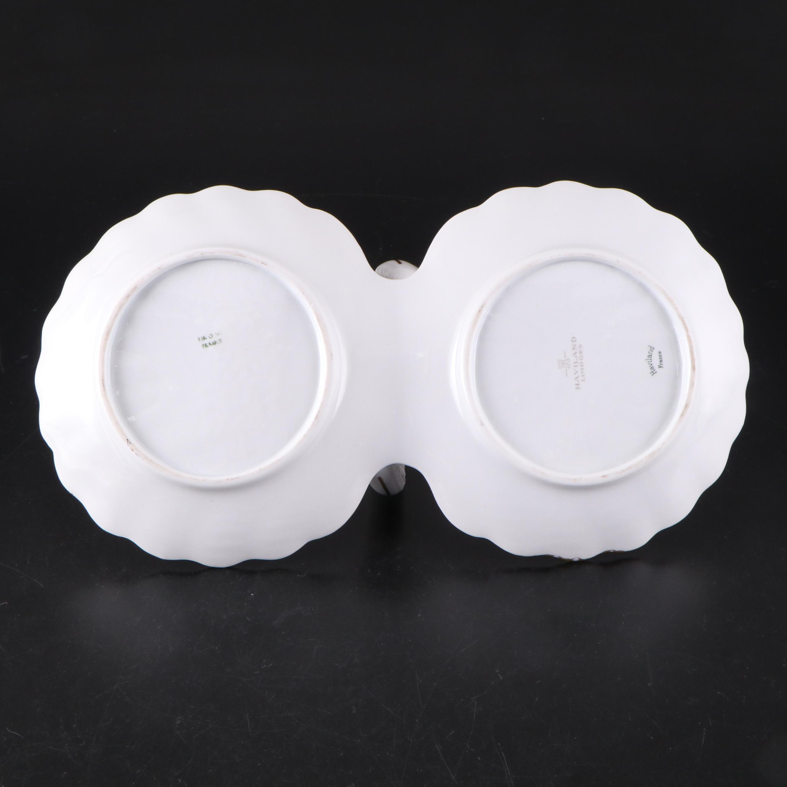 Haviland Limoges Platters with Box and Serving Pieces