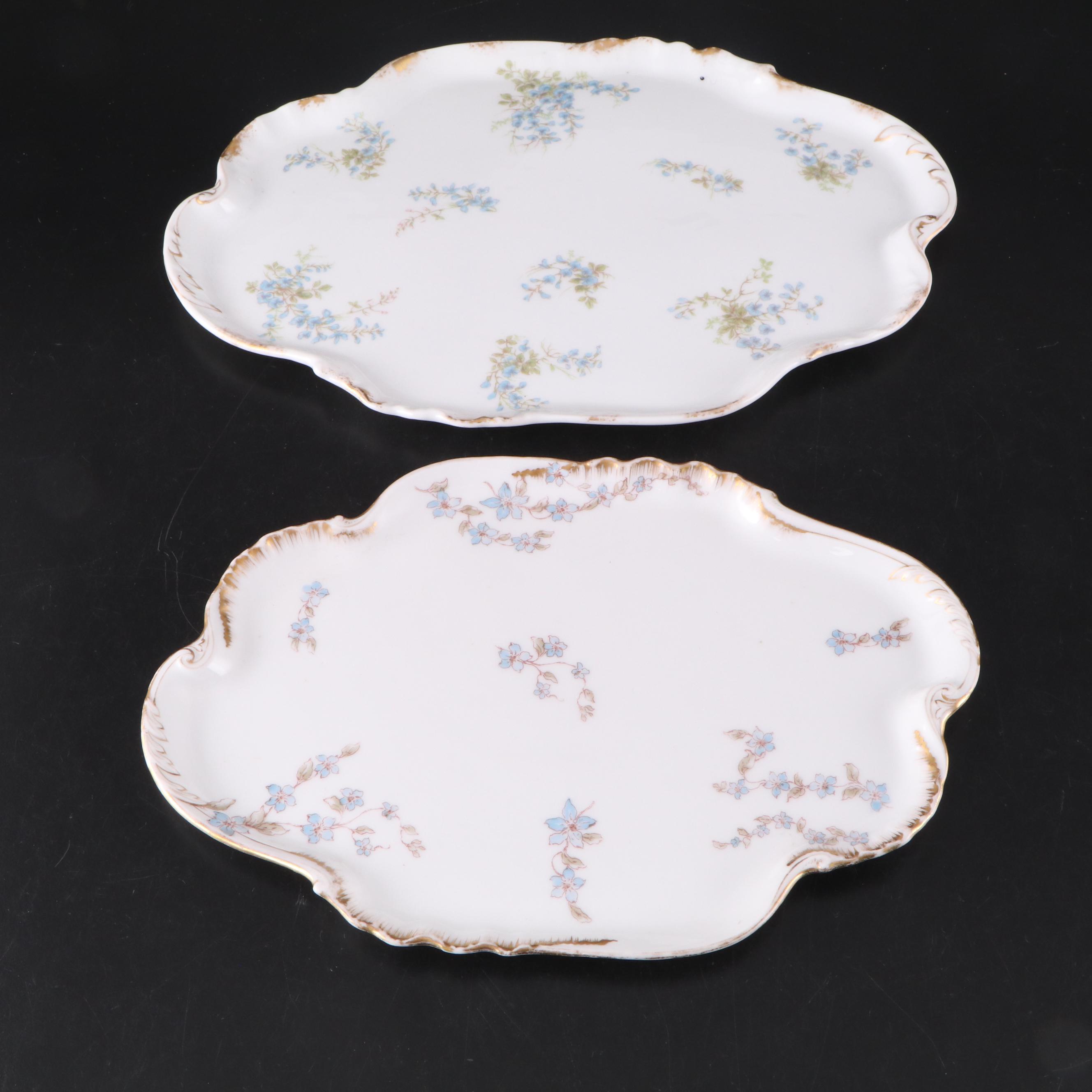 Haviland Limoges Platters with Box and Serving Pieces