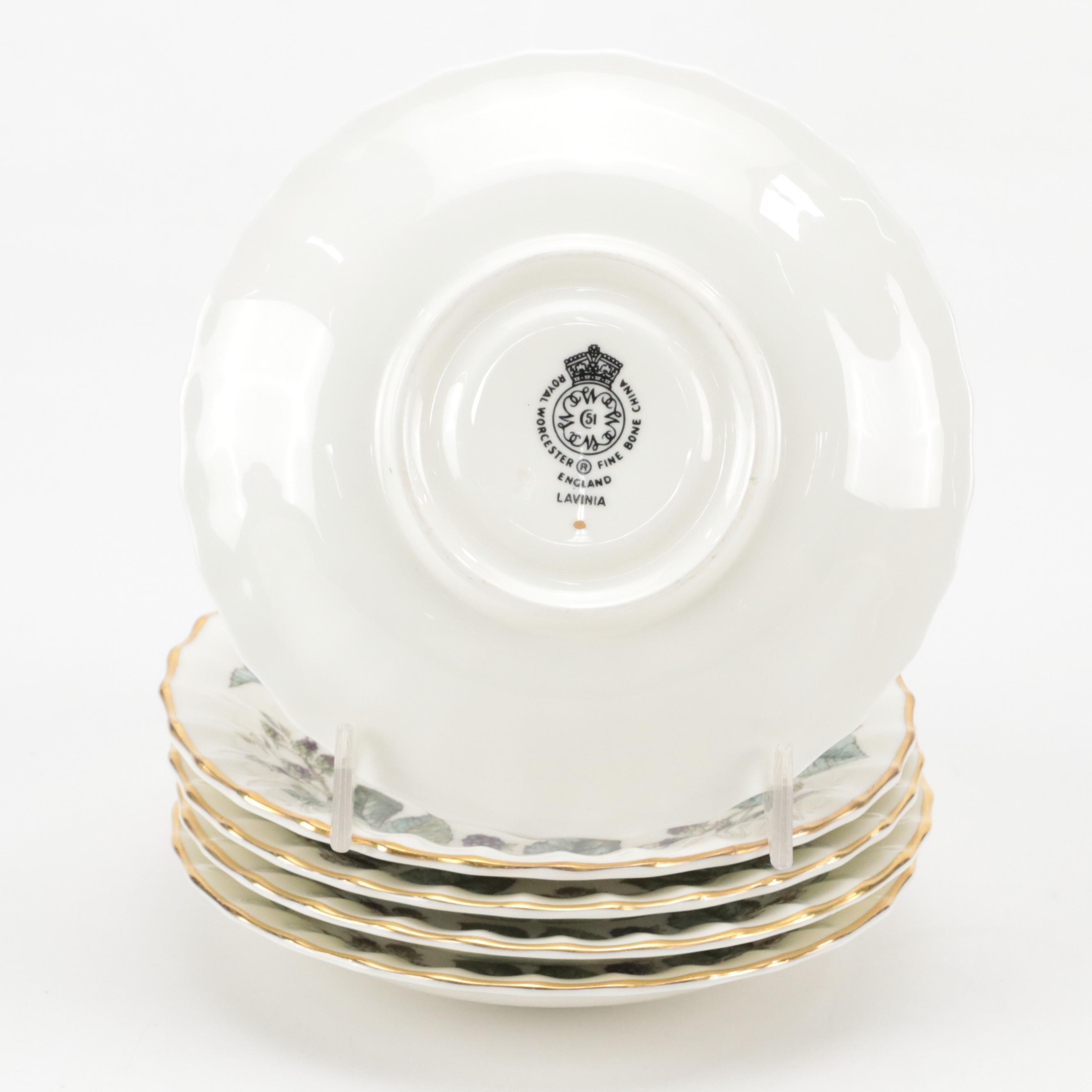 Royal Worcester "Lavinia" Bone China Dinnerware