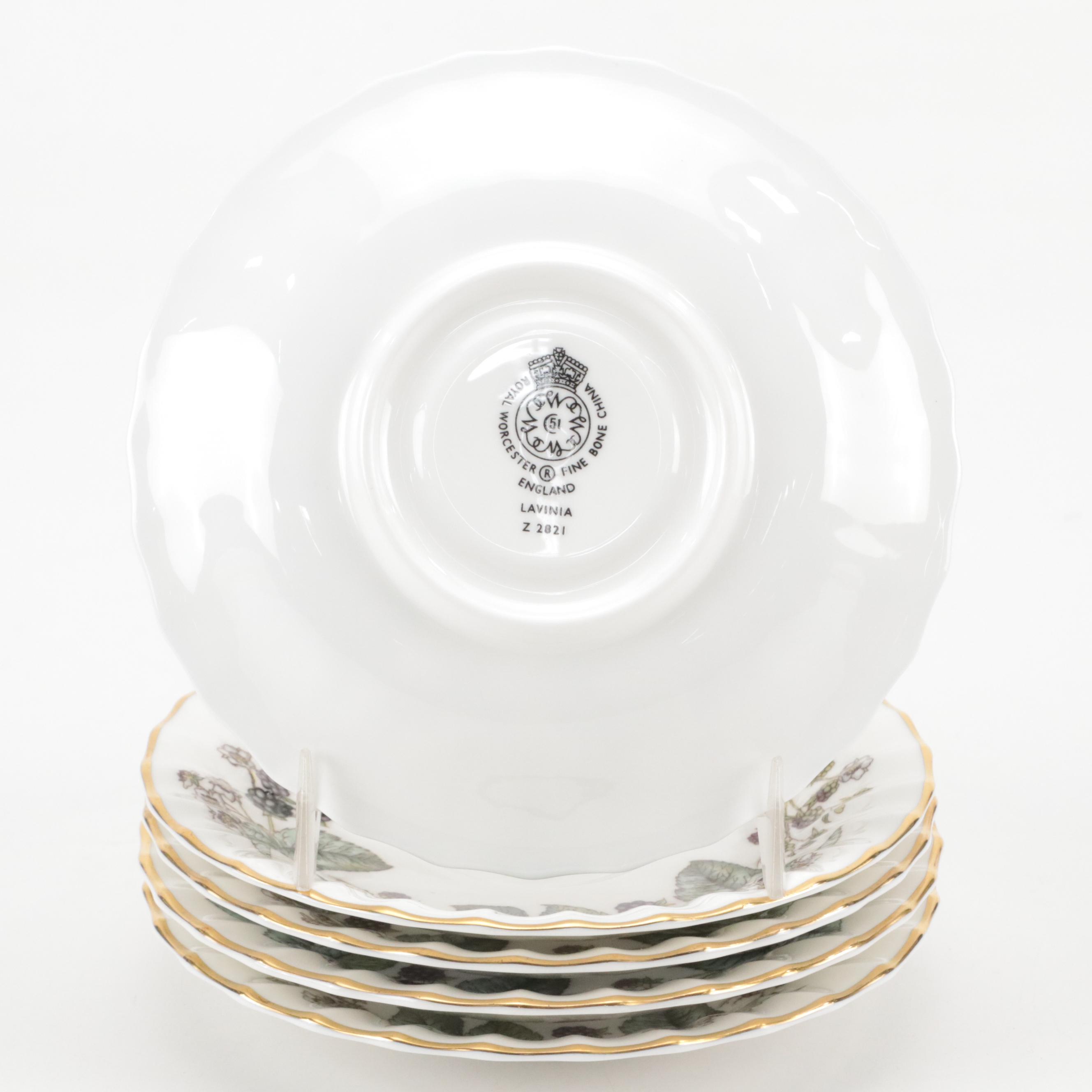 Royal Worcester "Lavinia" Bone China Dinnerware