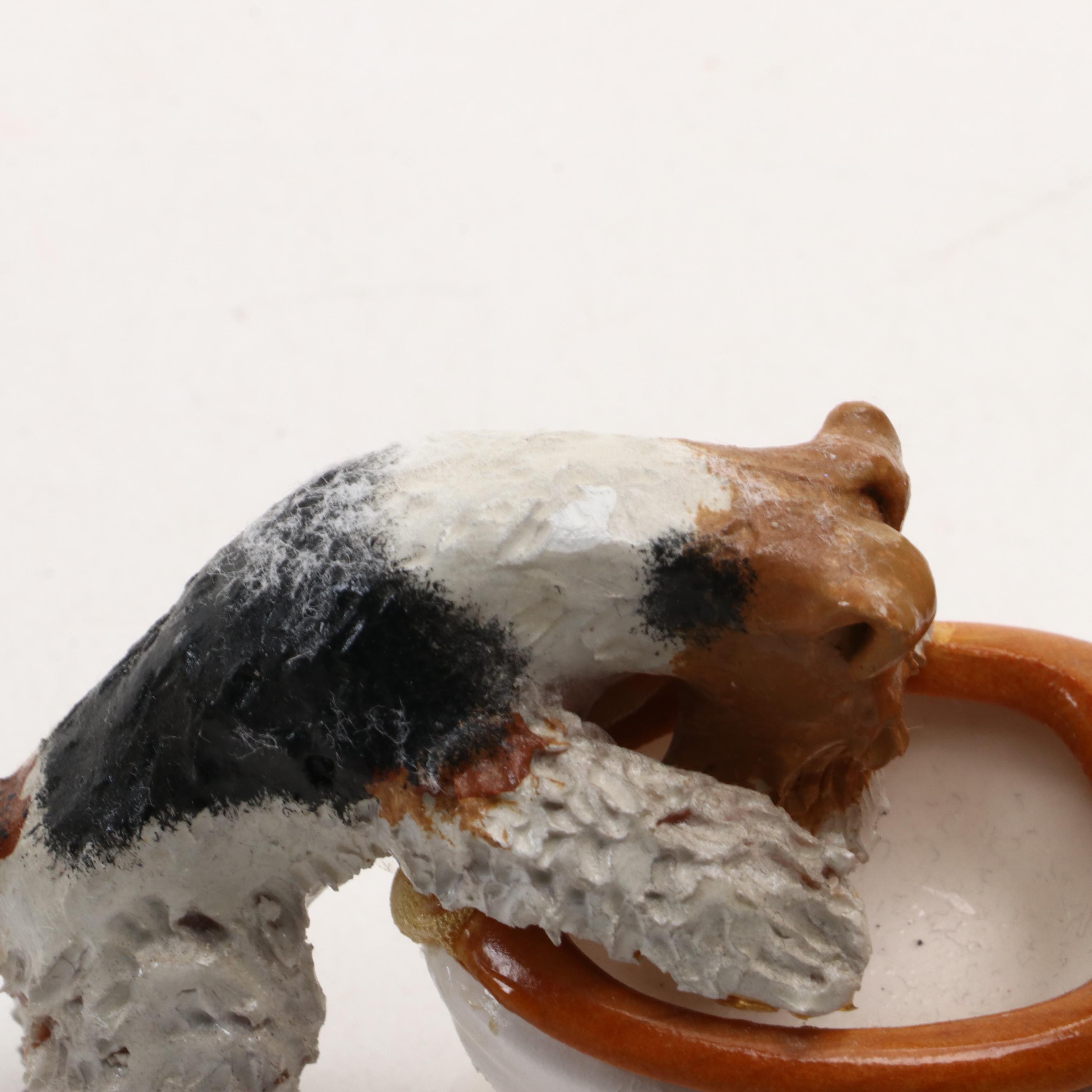 Tiffany & Co. Keepsake Box with Other Terrier Dog Figurines and Décor