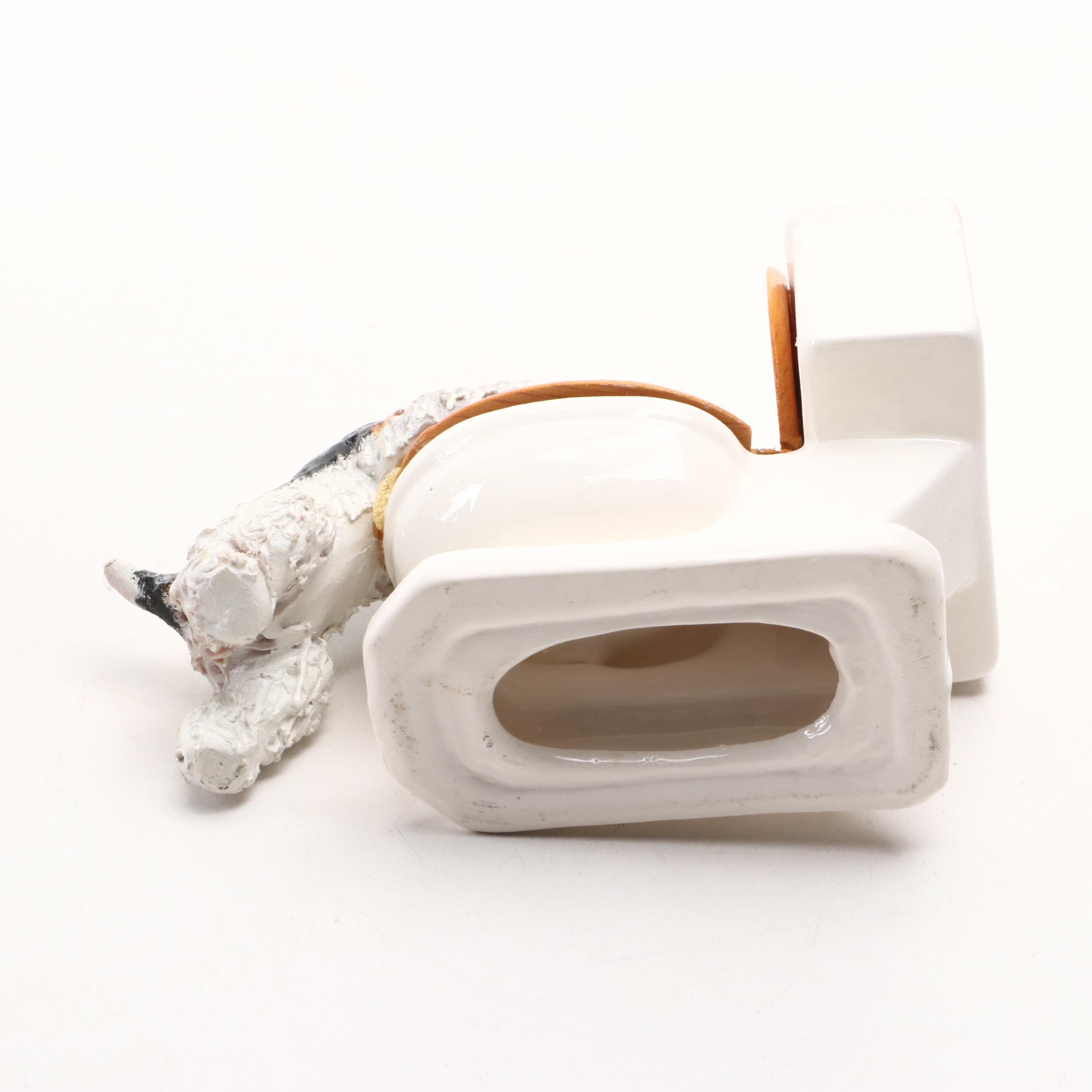 Tiffany & Co. Keepsake Box with Other Terrier Dog Figurines and Décor