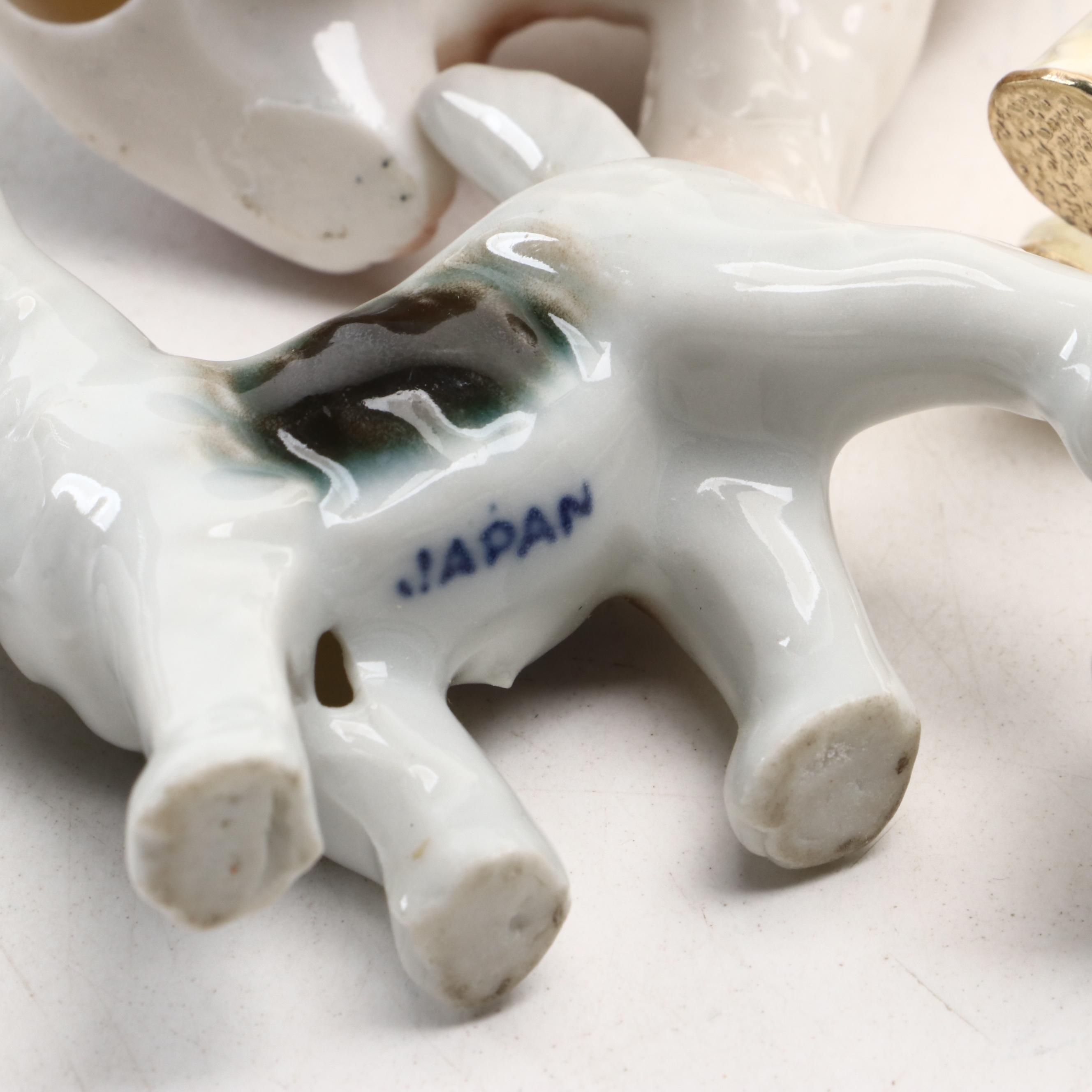 Tiffany & Co. Keepsake Box with Other Terrier Dog Figurines and Décor