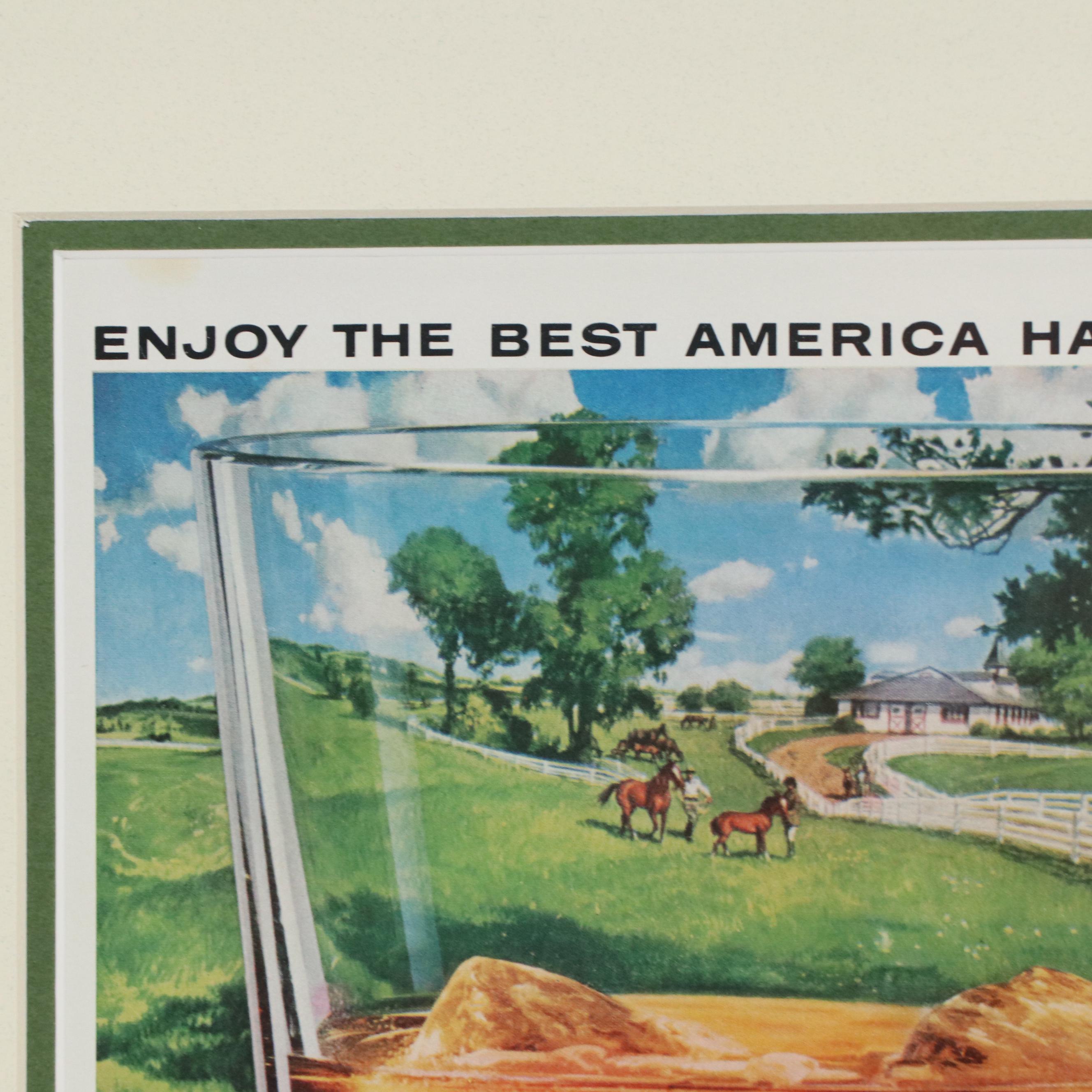 Old Taylor 86 Offset Lithograph Advertisement Poster