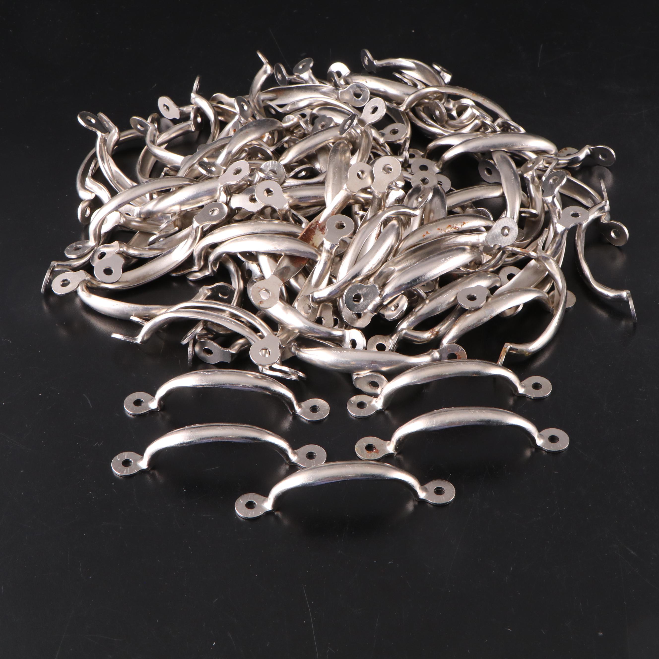 Brushed Metal Drawer Handles