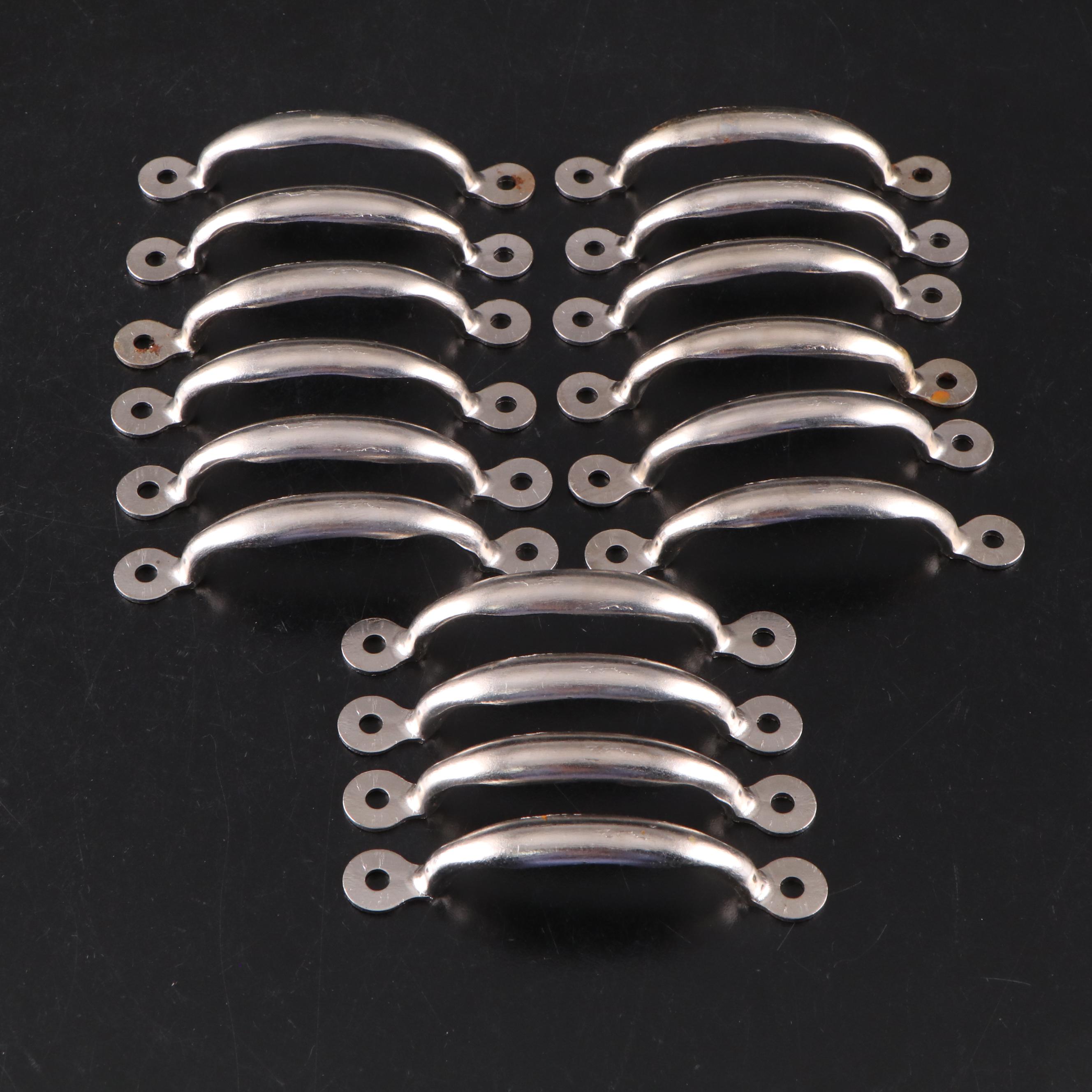 Brushed Metal Drawer Handles