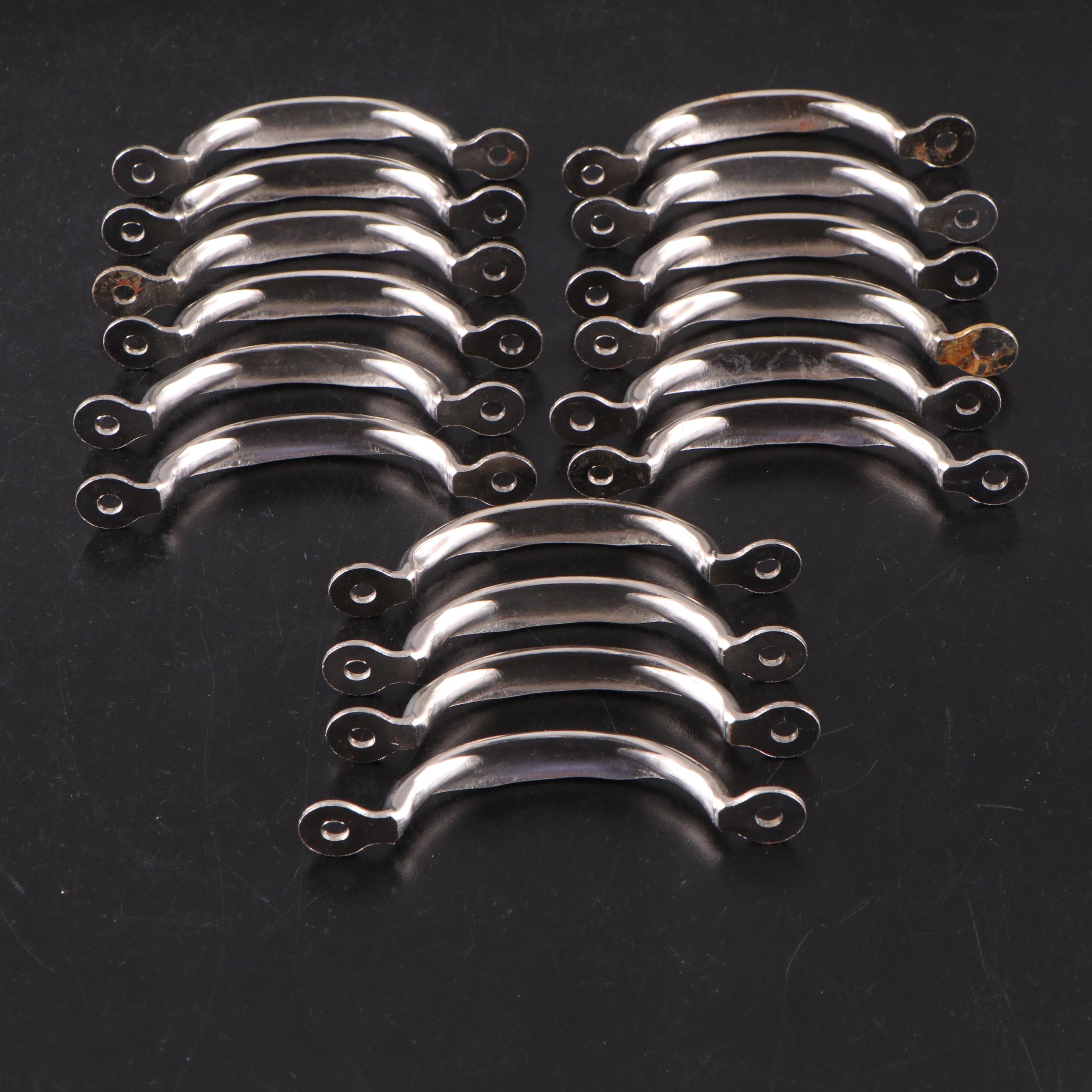 Brushed Metal Drawer Handles