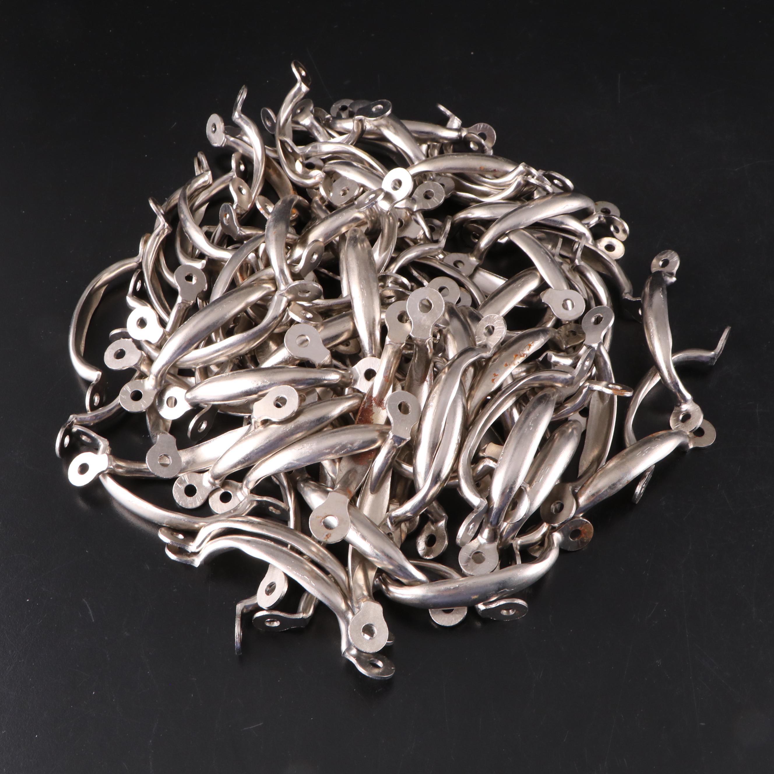 Brushed Metal Drawer Handles