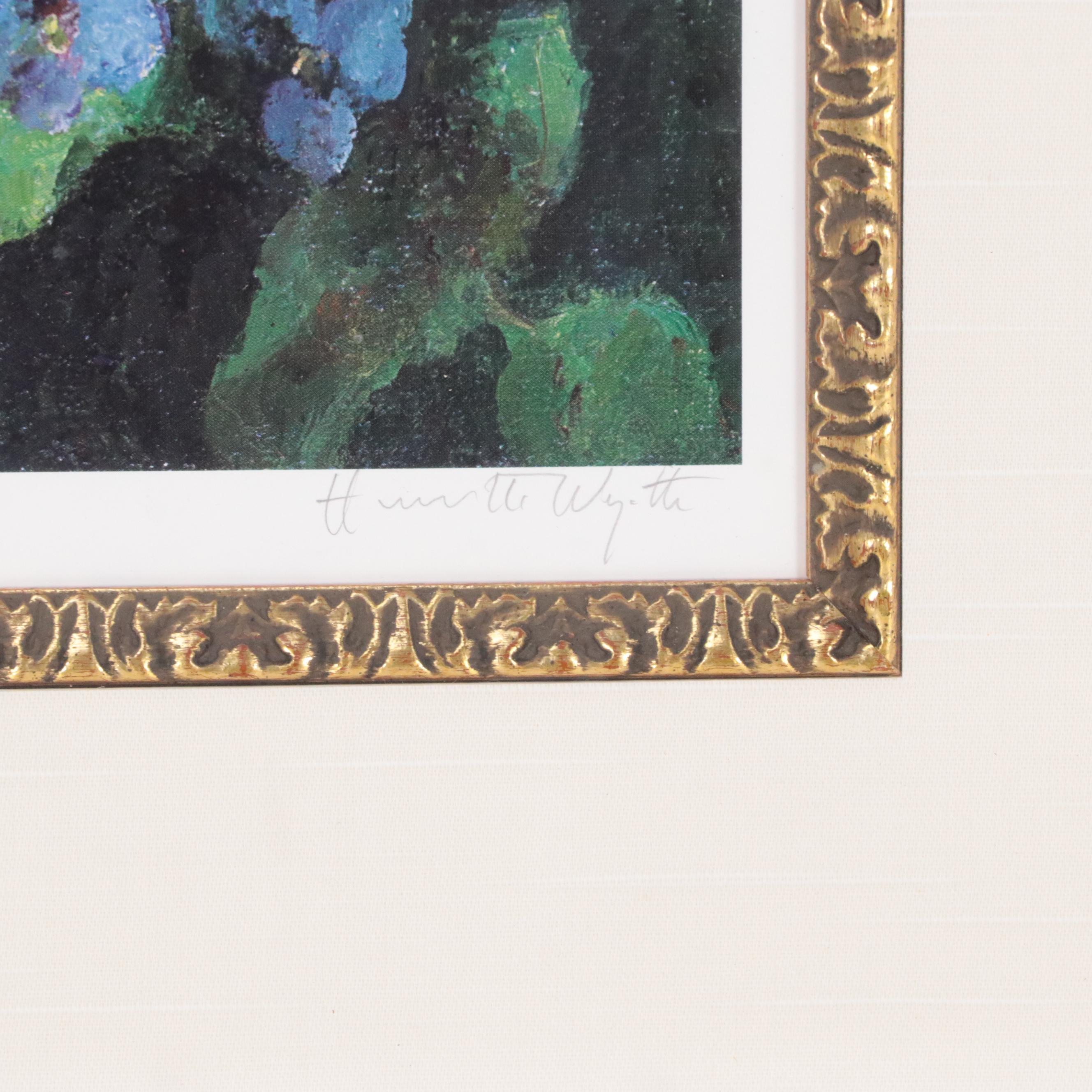 Offset Lithograph of Sunflower