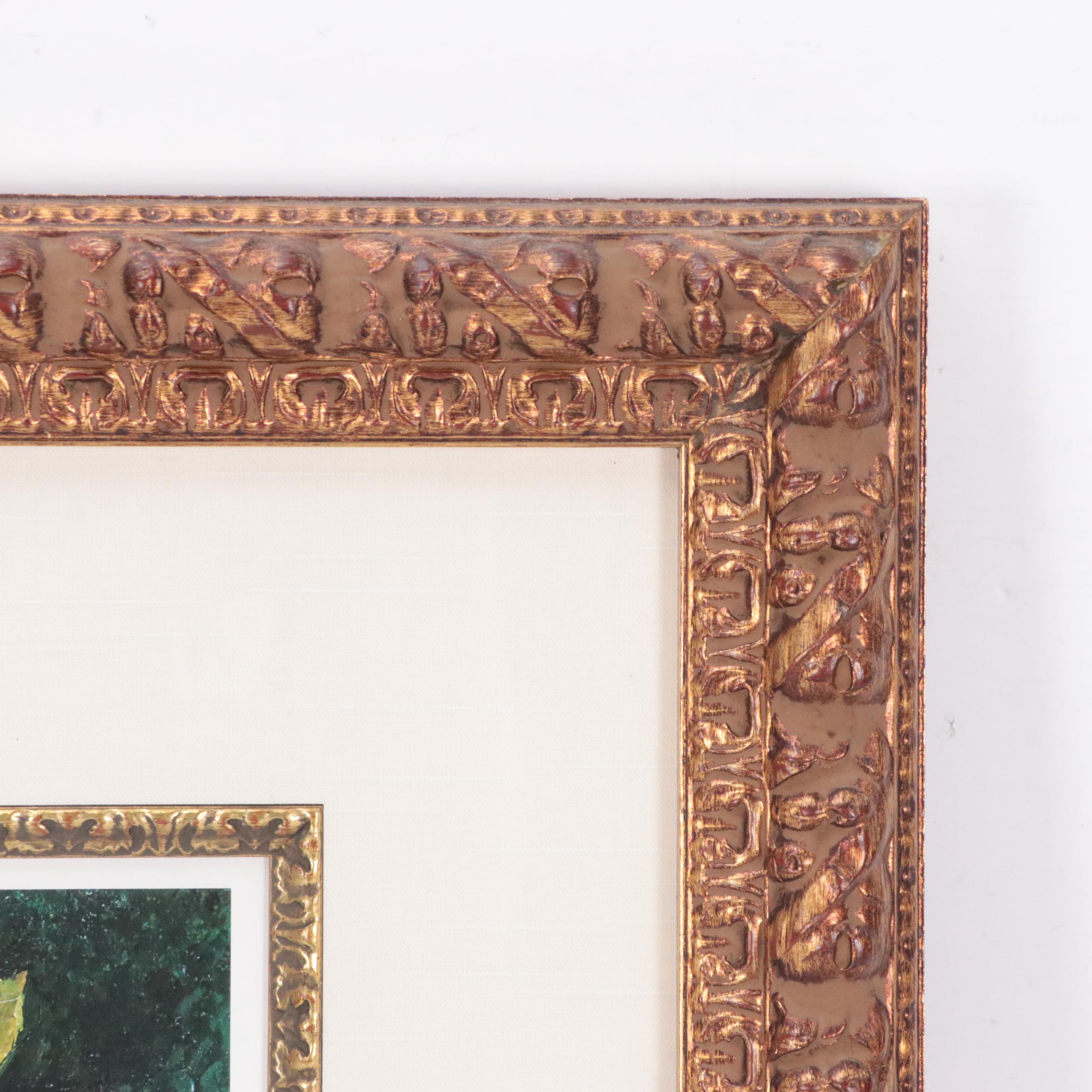 Offset Lithograph of Sunflower