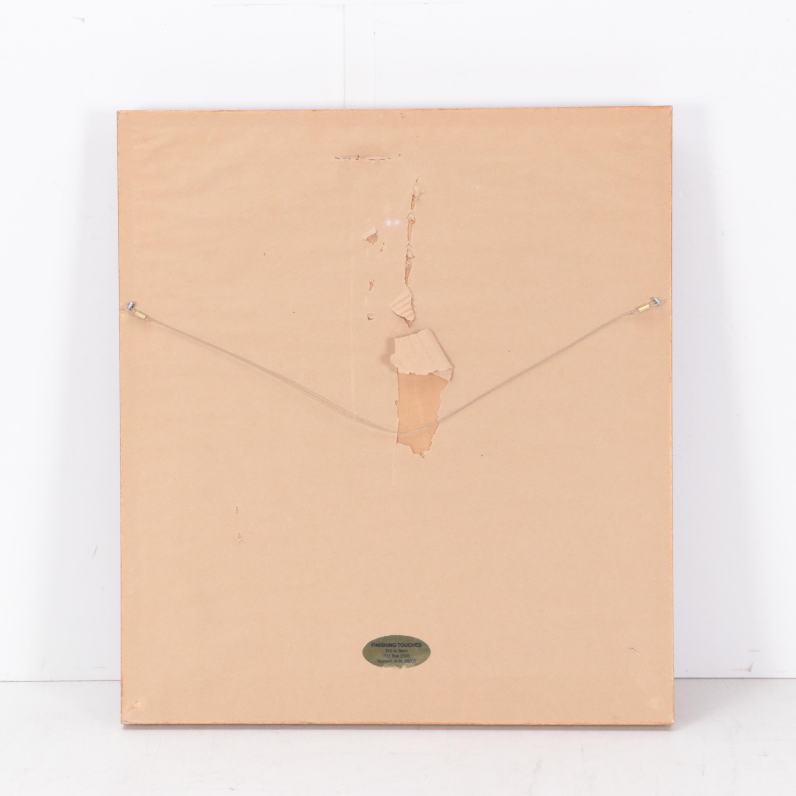 Offset Lithograph of Sunflower