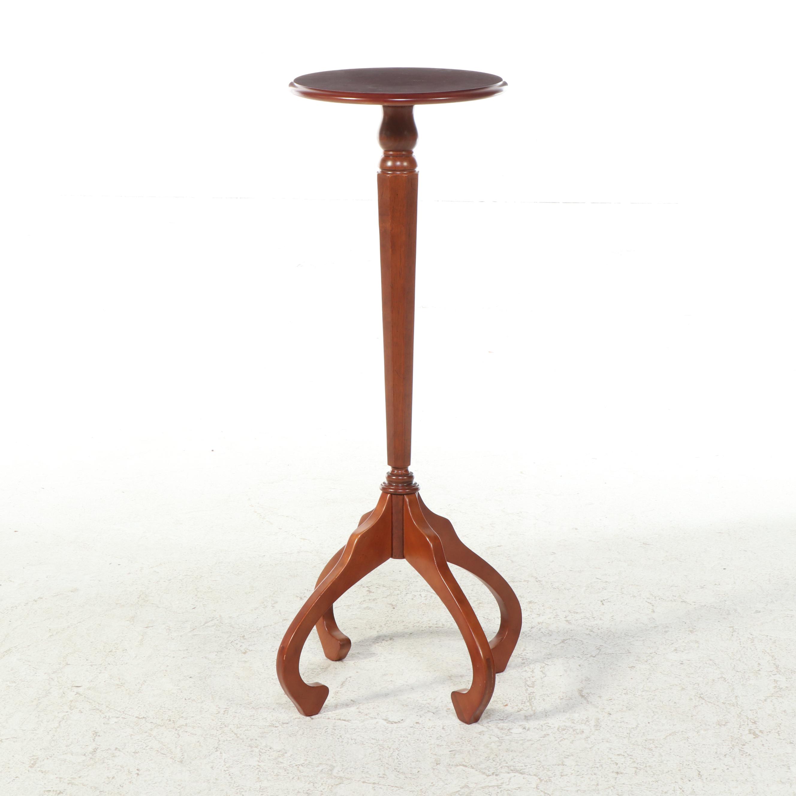 Classical Style Mahogany Armchair Plus Bombay Company Pedestal