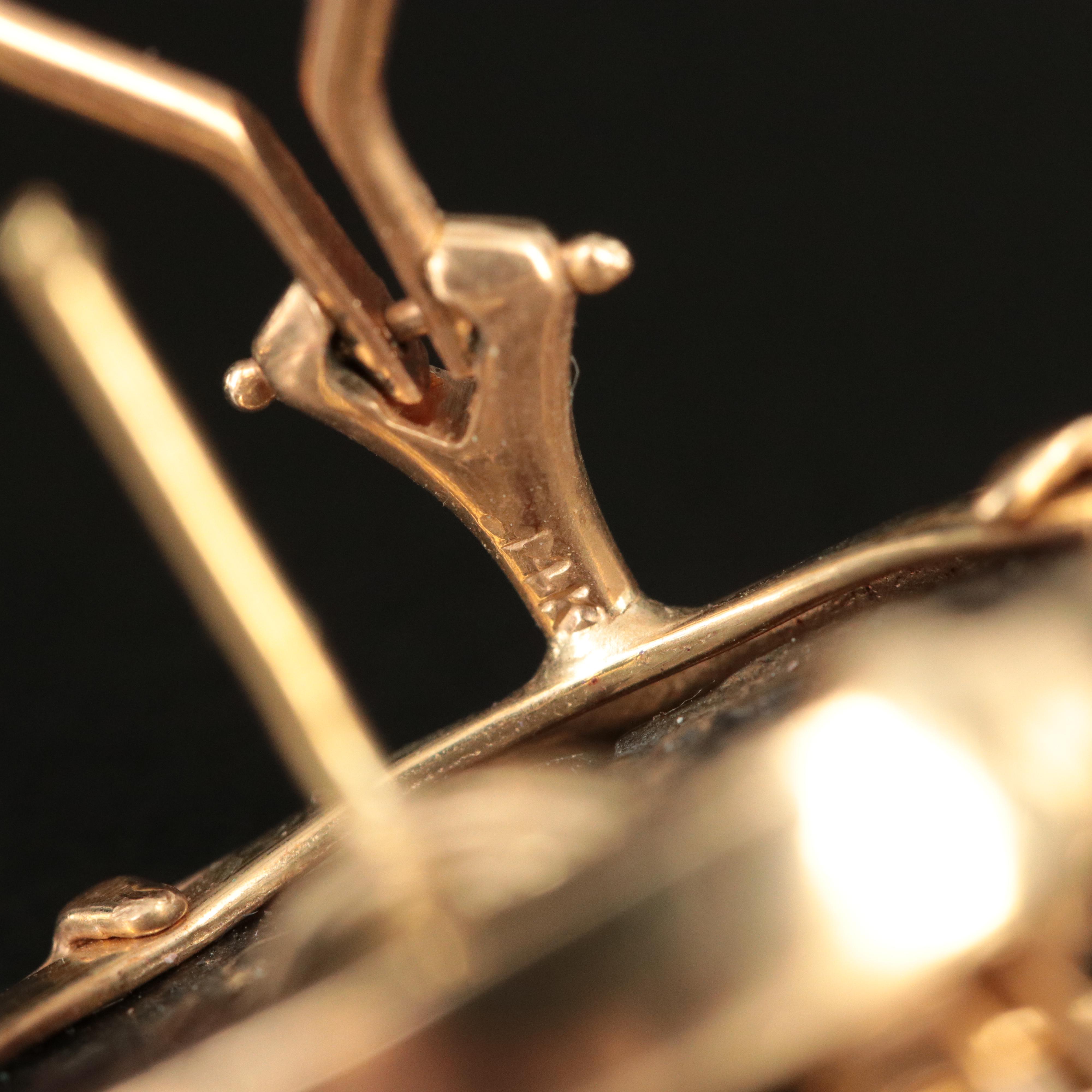 18K Necklace and 14K Ruby Earrings with Reproduction Ancient Coins