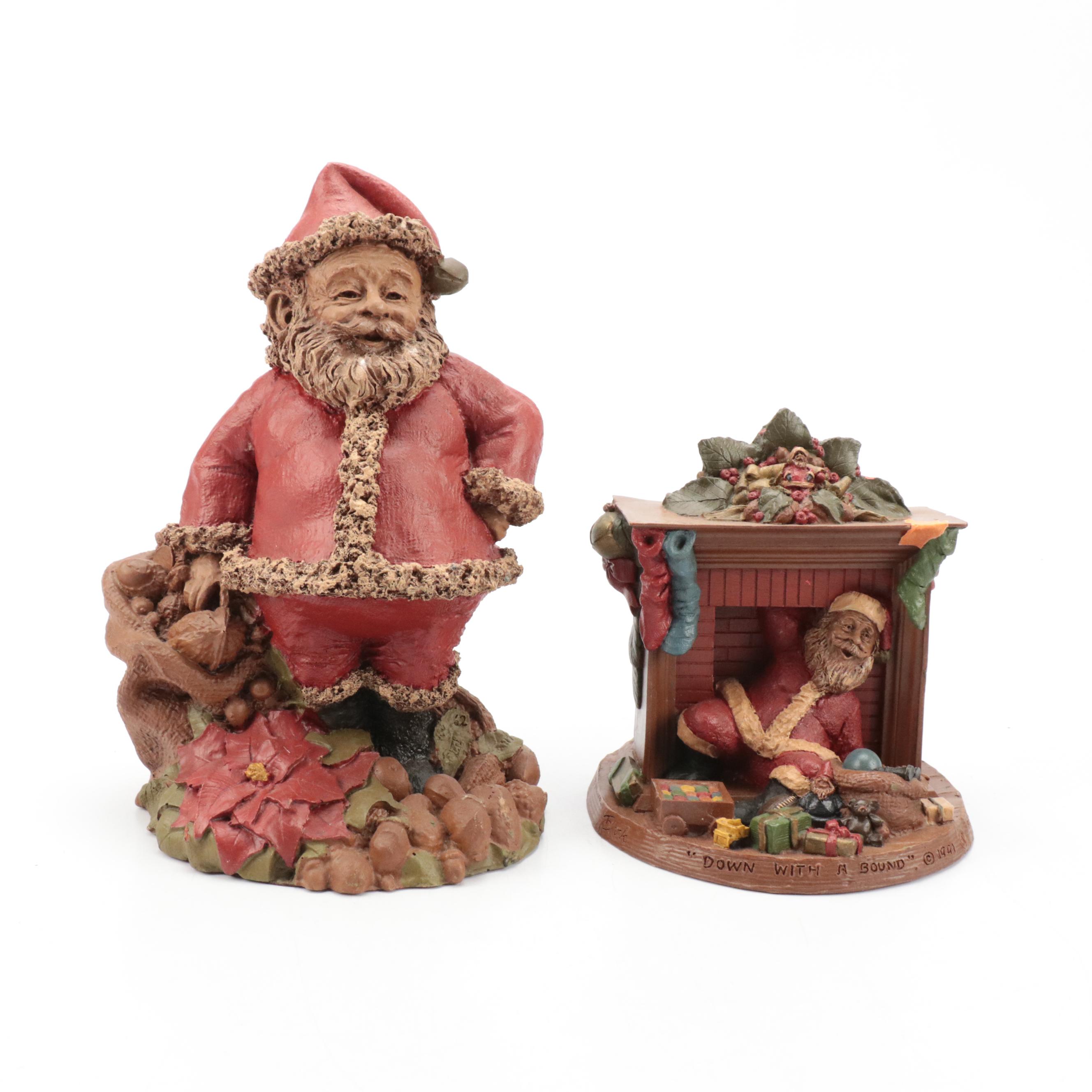 Tom Clarke, Cairn Studio, and Other Resin Gnome Figurines with Collector Book