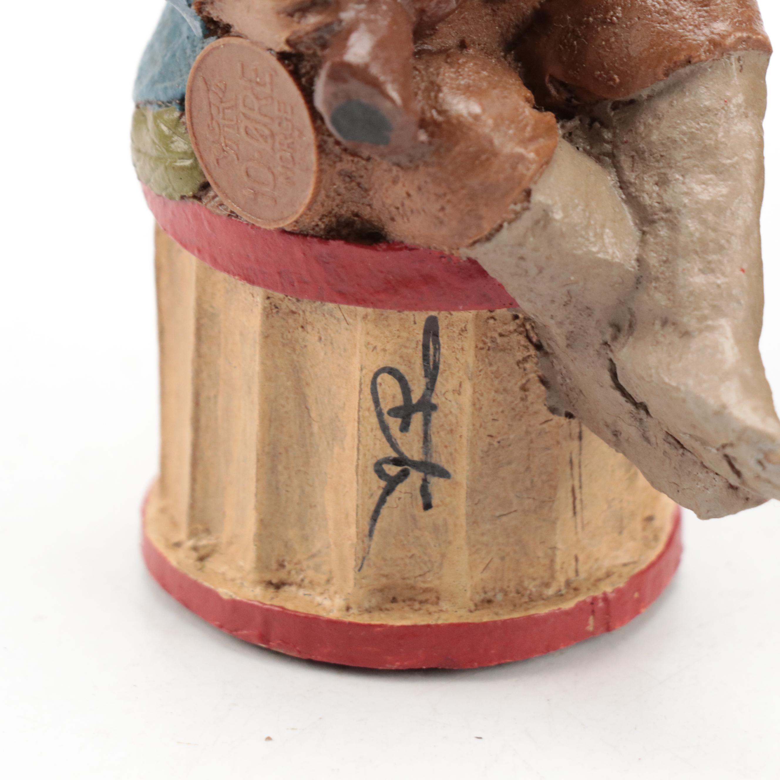 Tom Clarke, Cairn Studio, and Other Resin Gnome Figurines with Collector Book