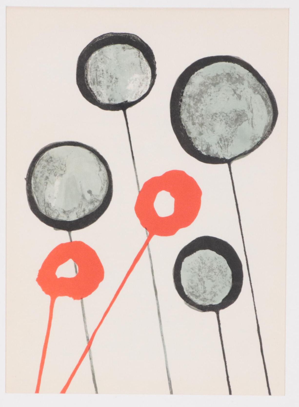 Alexander Calder Color Lithograph from Derrière le Miroir, 1966