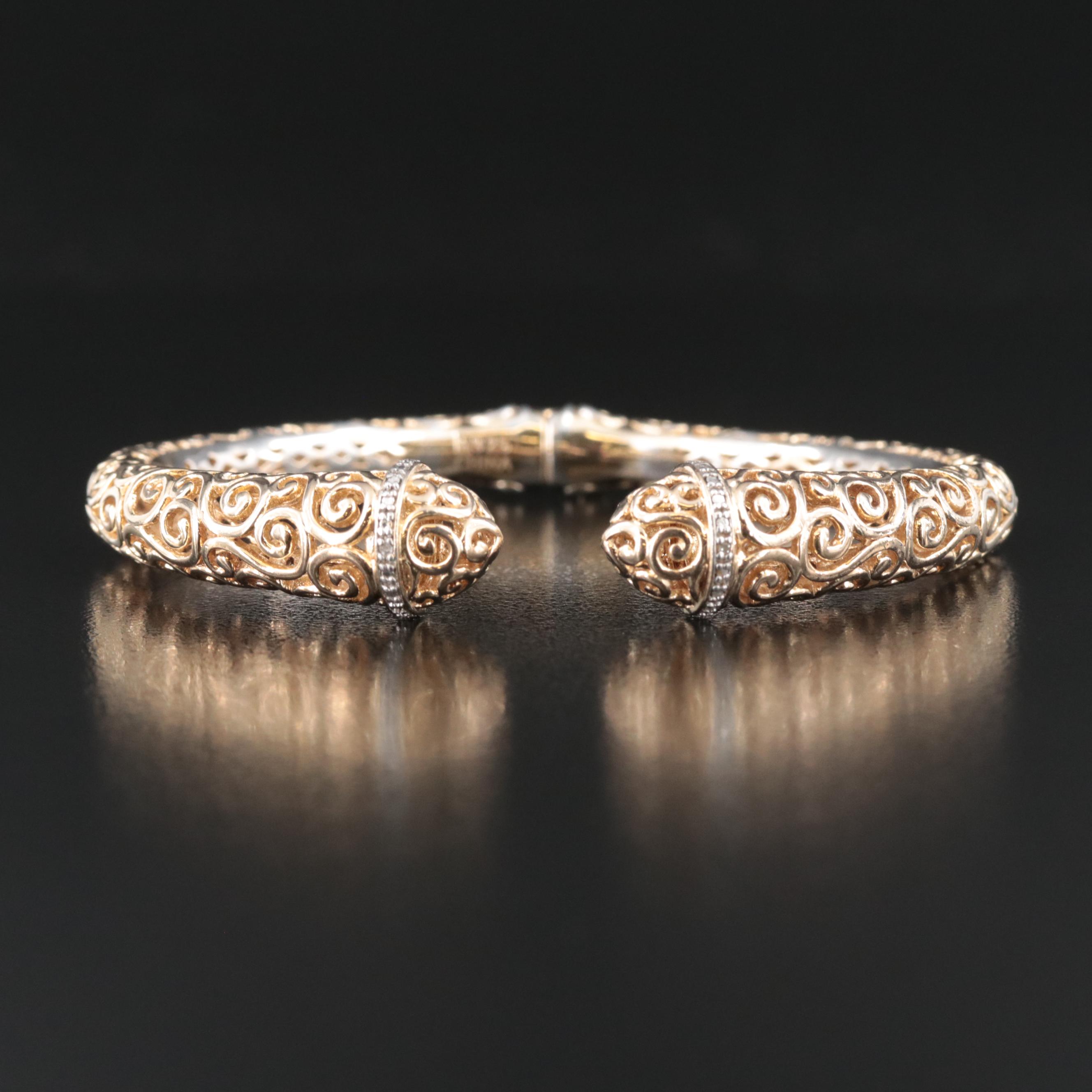 Sterling Diamond Bracelet