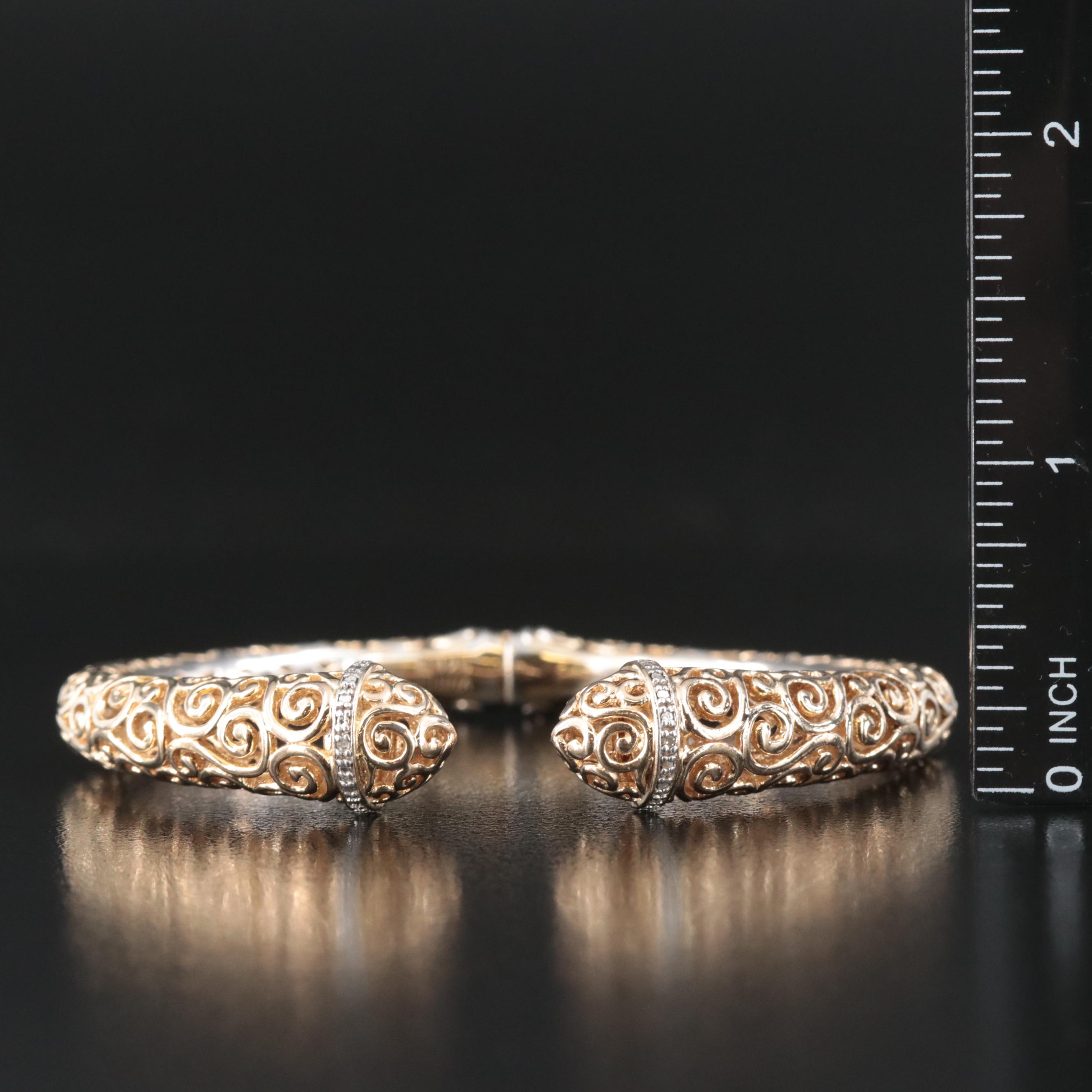 Sterling Diamond Bracelet