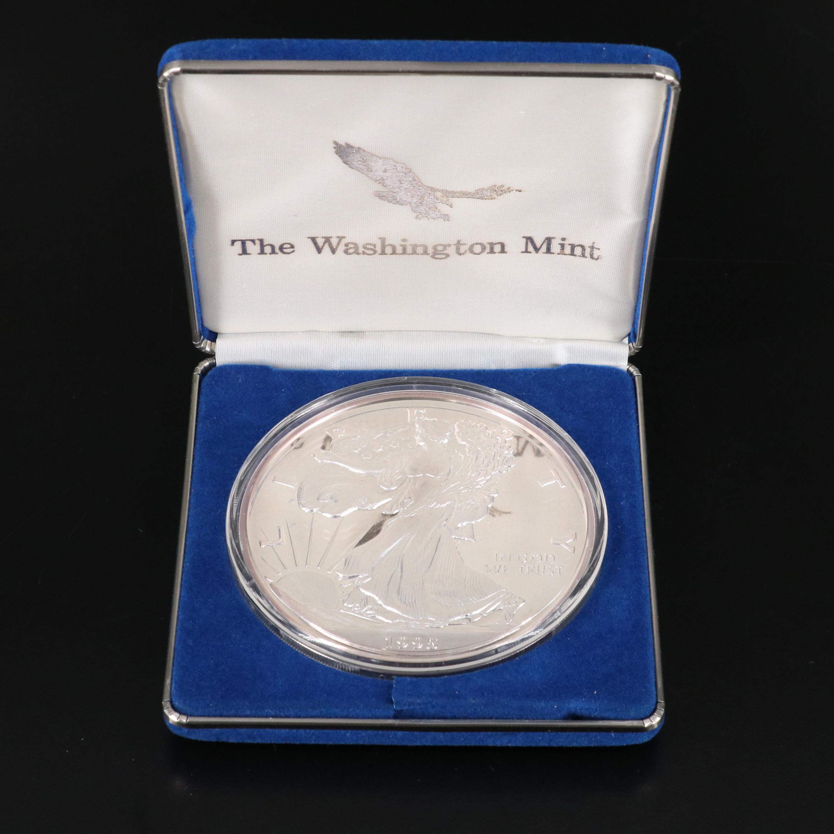 Half Troy Pound American Eagle-Themed Fine Silver Round