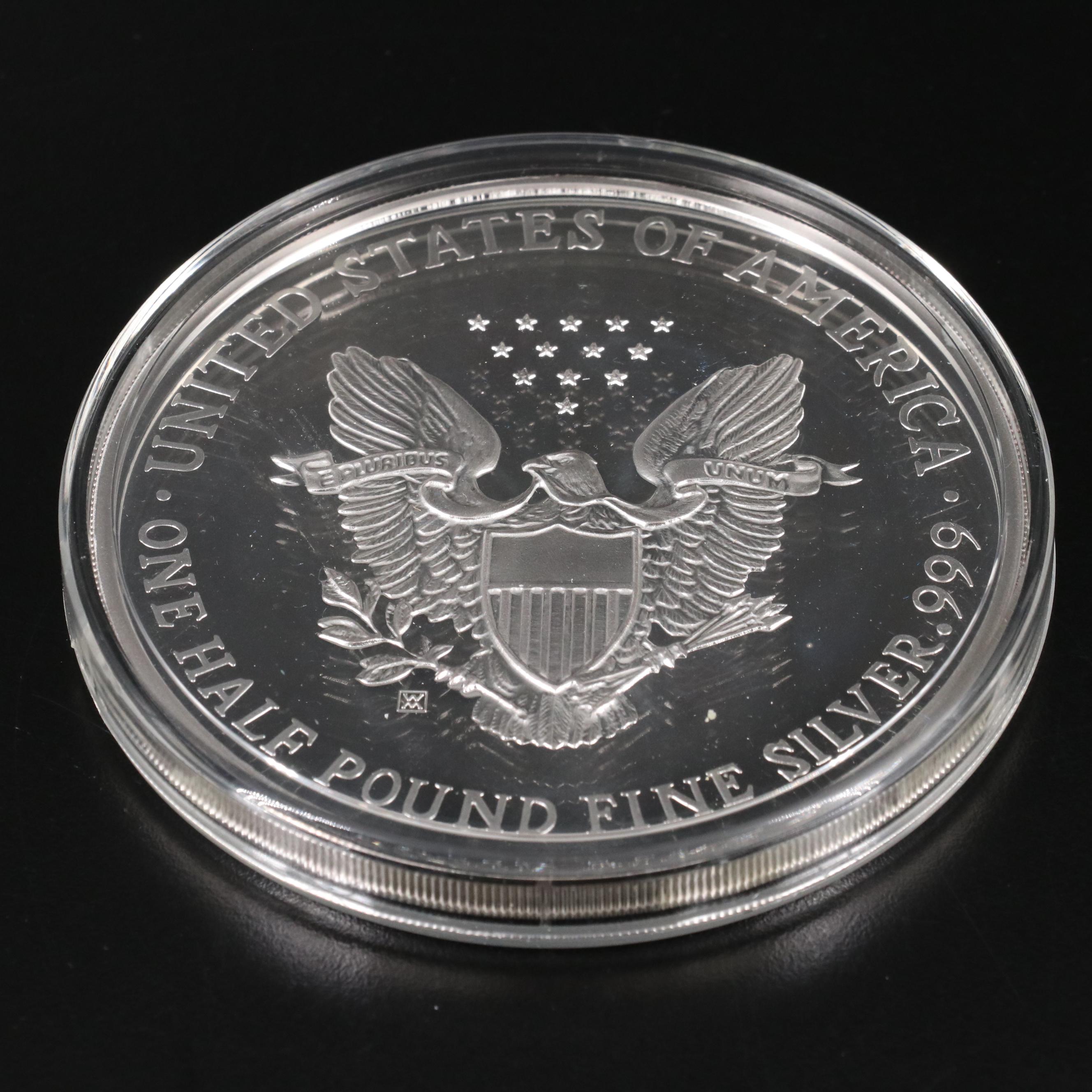 Half Troy Pound American Eagle-Themed Fine Silver Round