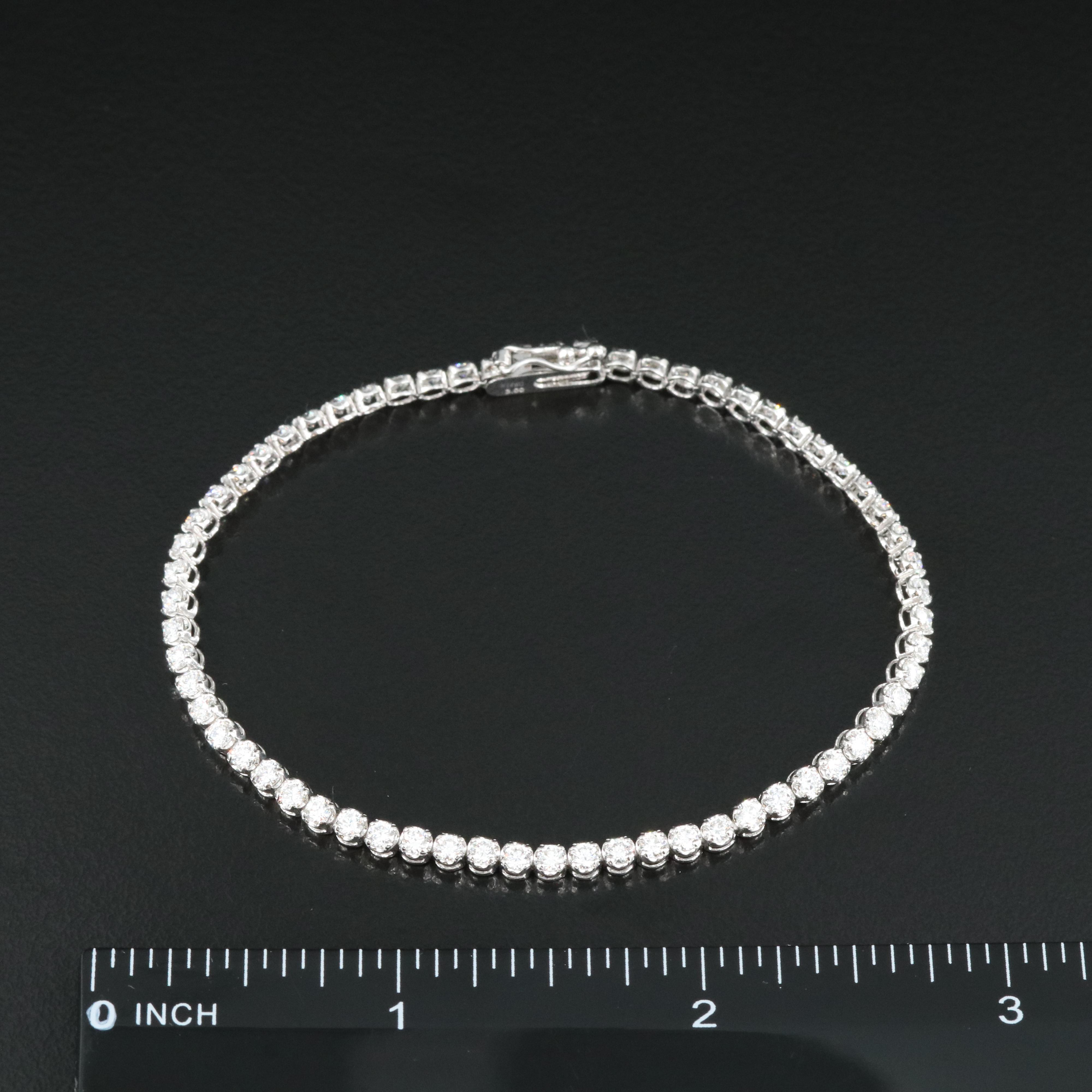 14K 3.00 CTW Lab Grown Diamond Bracelet