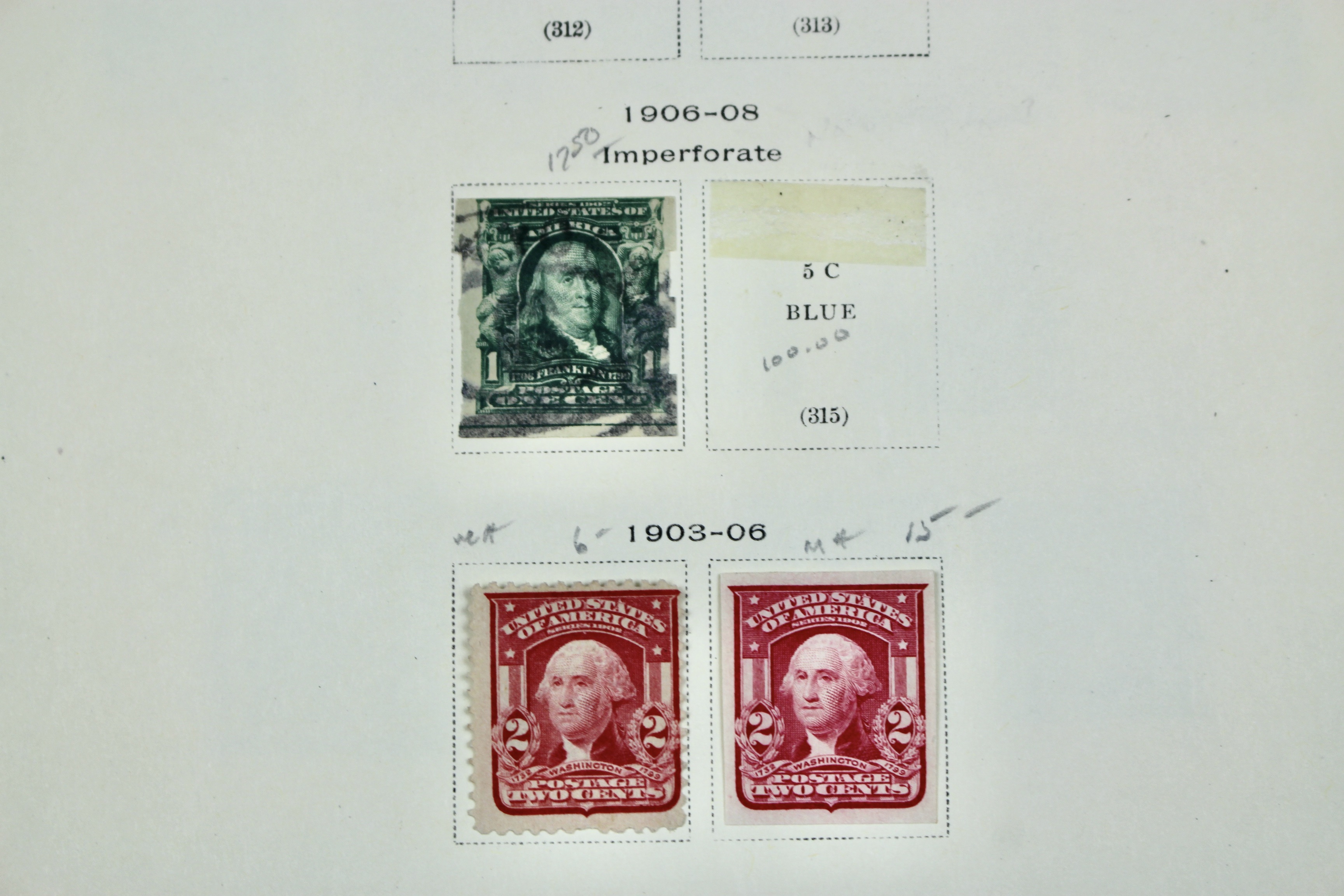 Early U.S. Postage Stamp Collection, 1861 to 1921