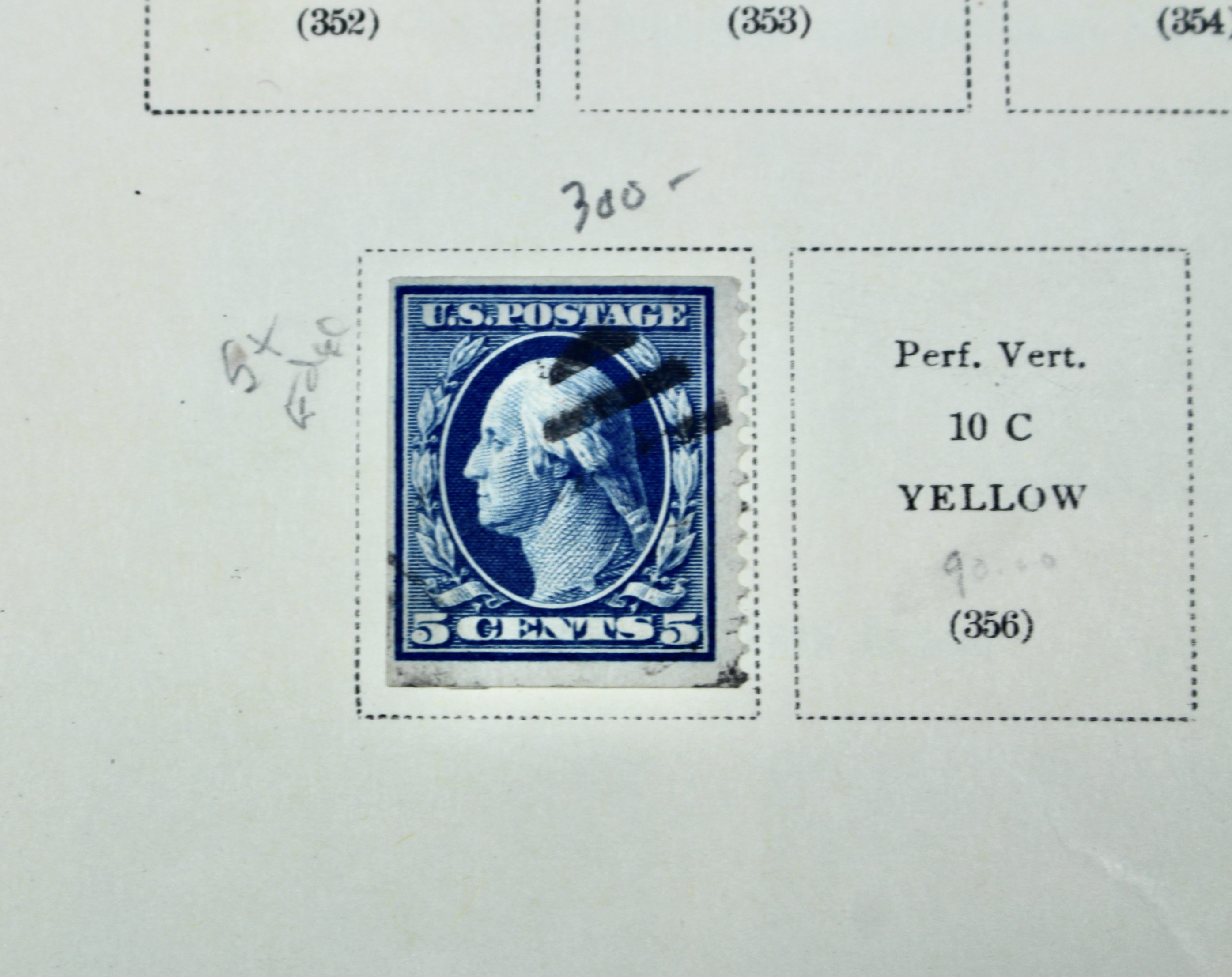 Early U.S. Postage Stamp Collection, 1861 to 1921