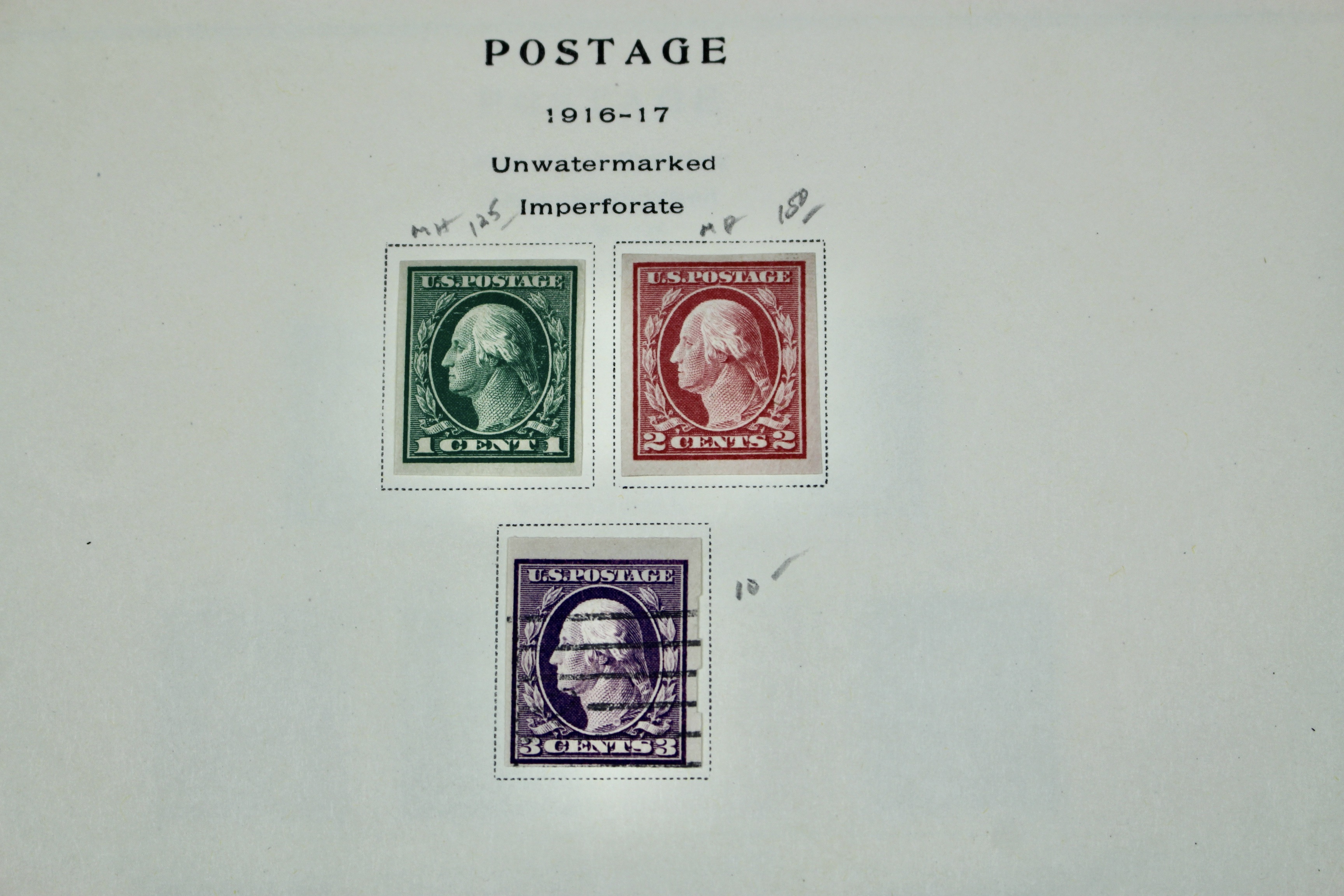 Early U.S. Postage Stamp Collection, 1861 to 1921