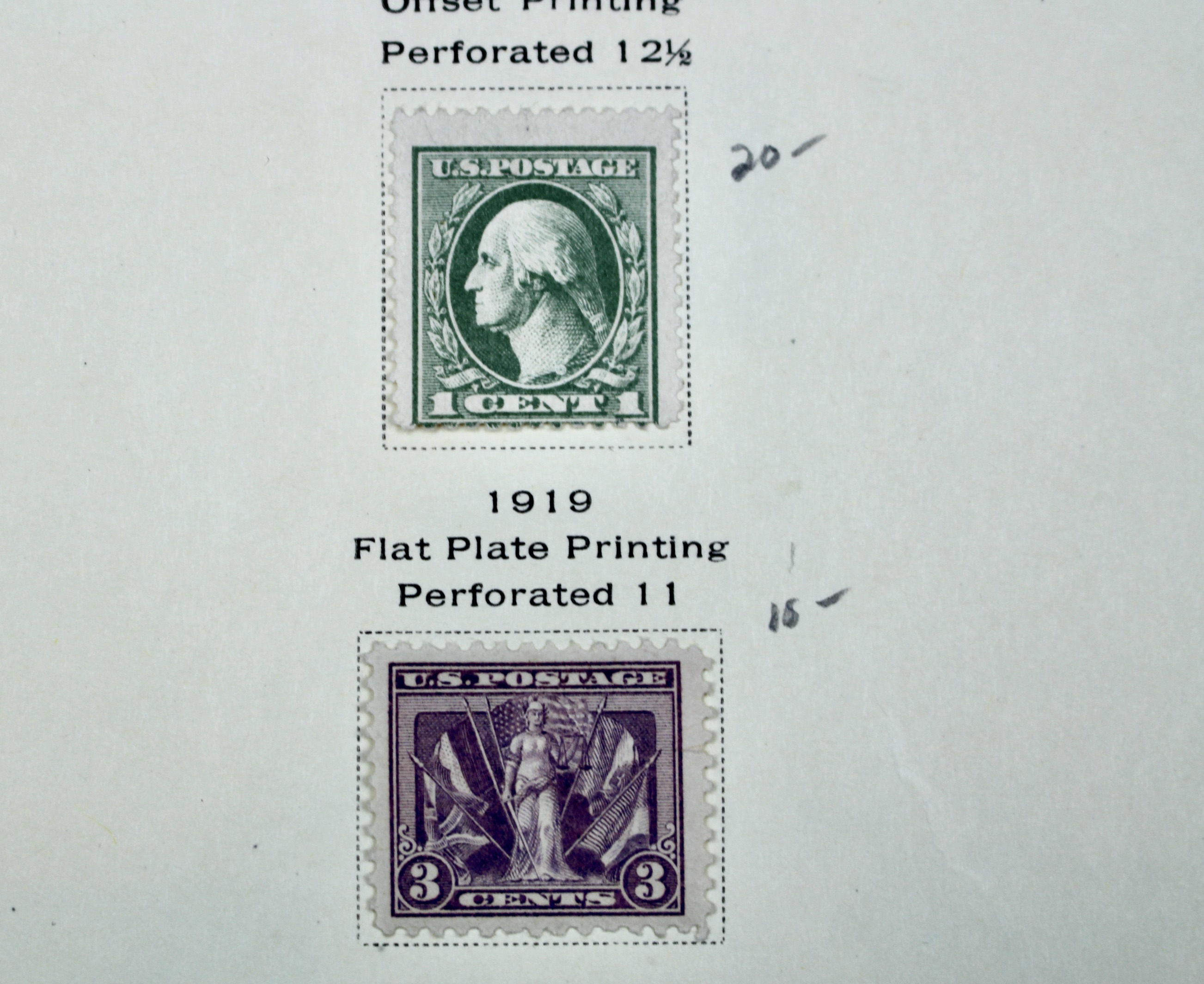 Early U.S. Postage Stamp Collection, 1861 to 1921