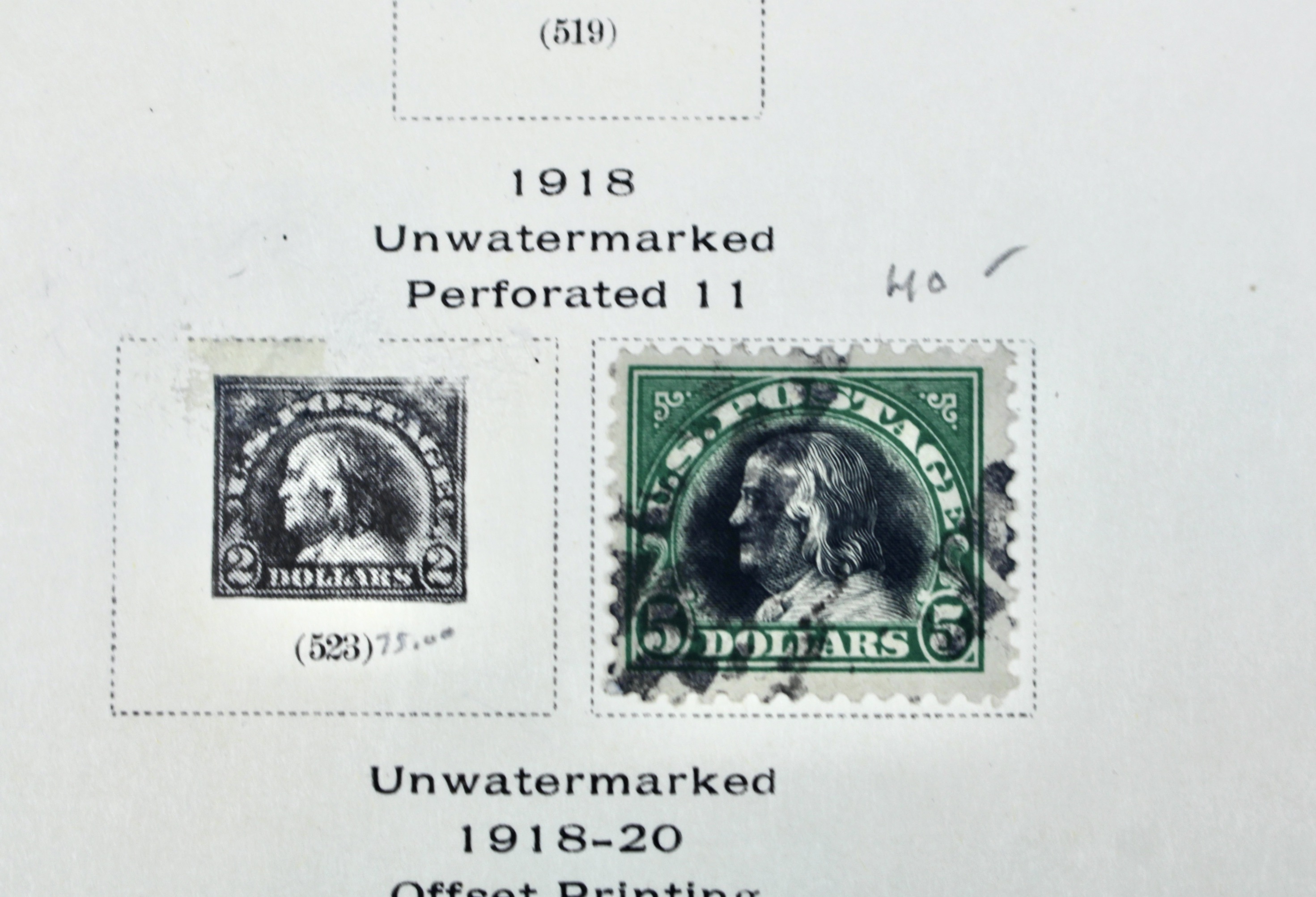 Early U.S. Postage Stamp Collection, 1861 to 1921