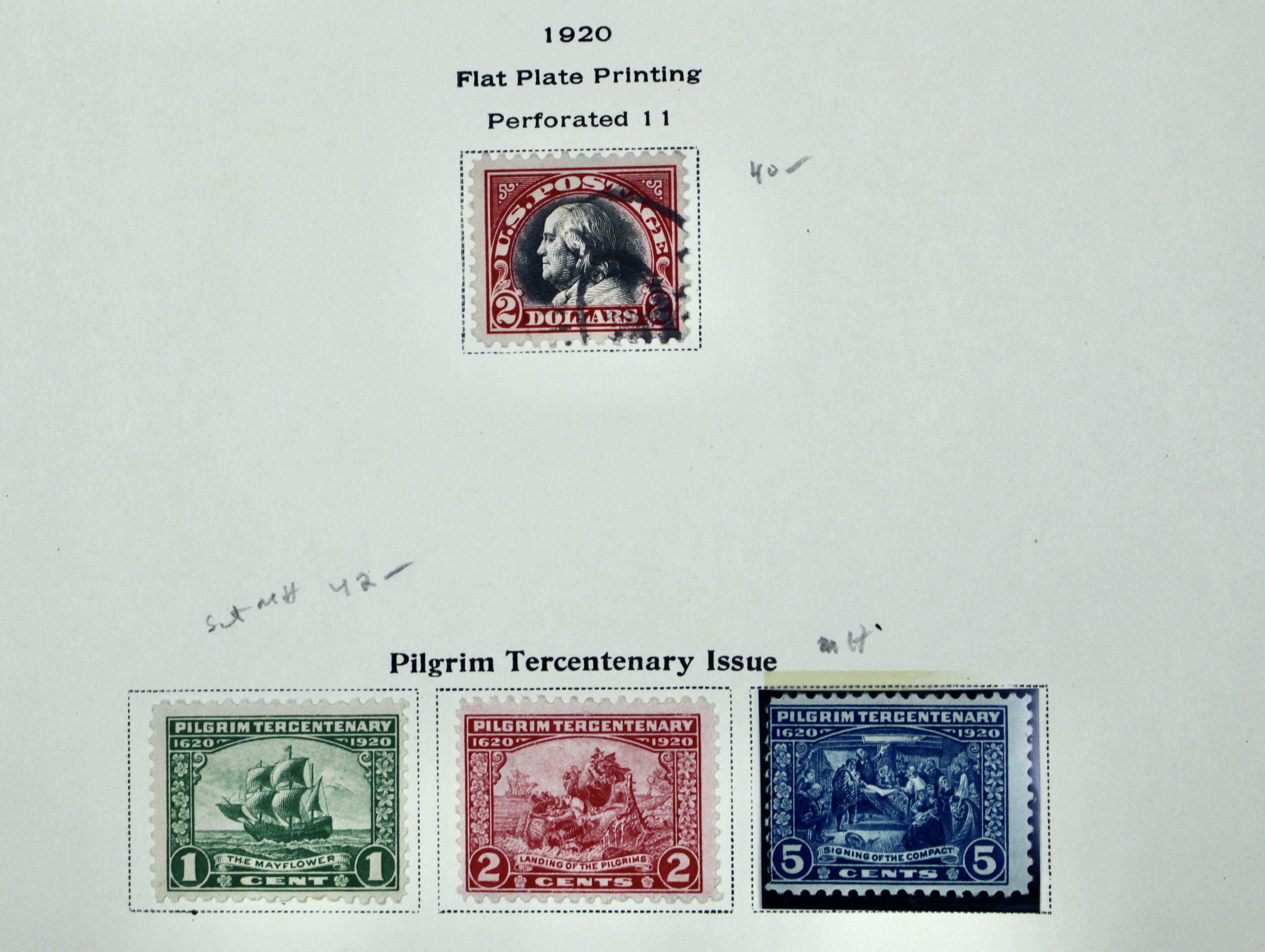 Early U.S. Postage Stamp Collection, 1861 to 1921