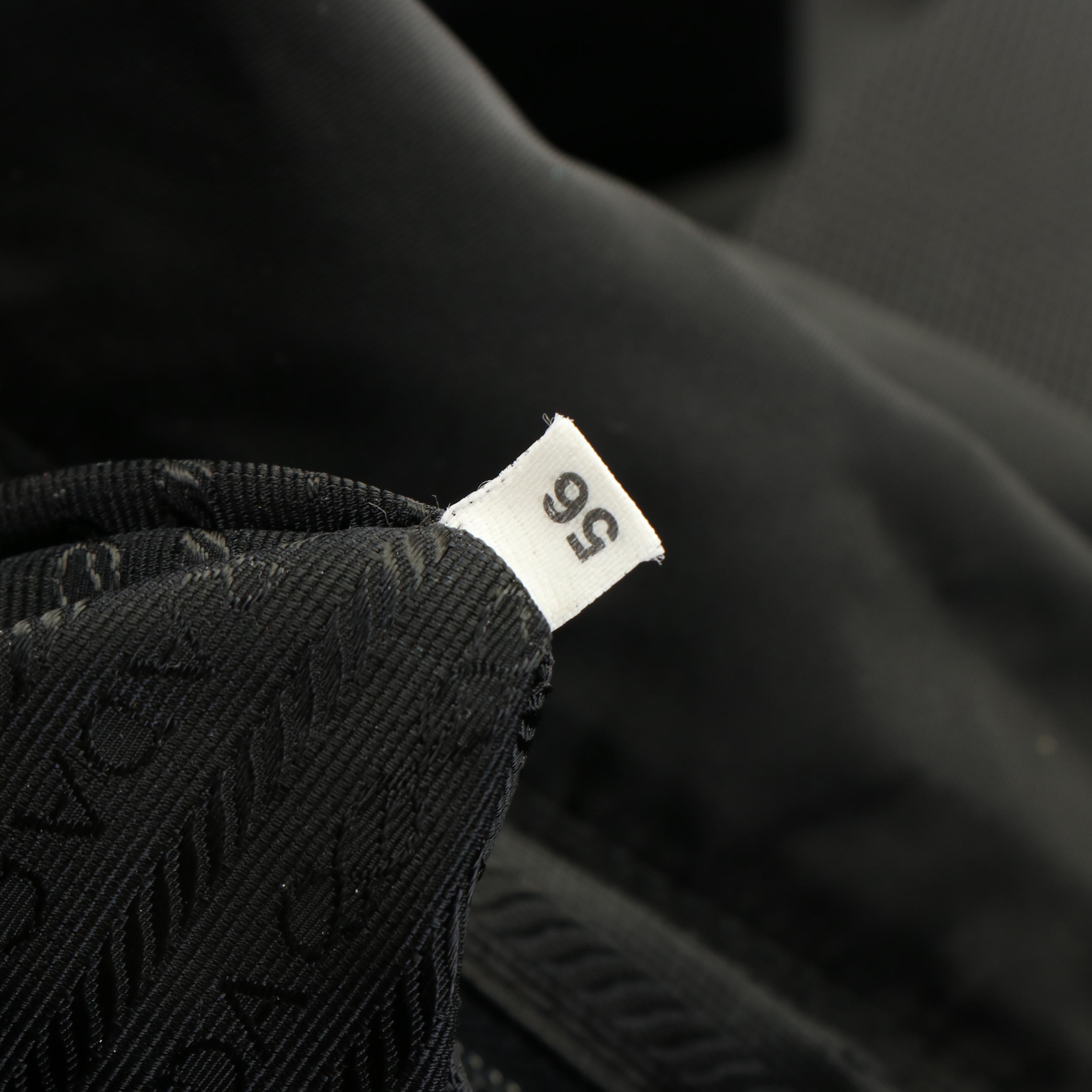 Prada Triangle Logo Tessuto Black Nylon Duffle bag