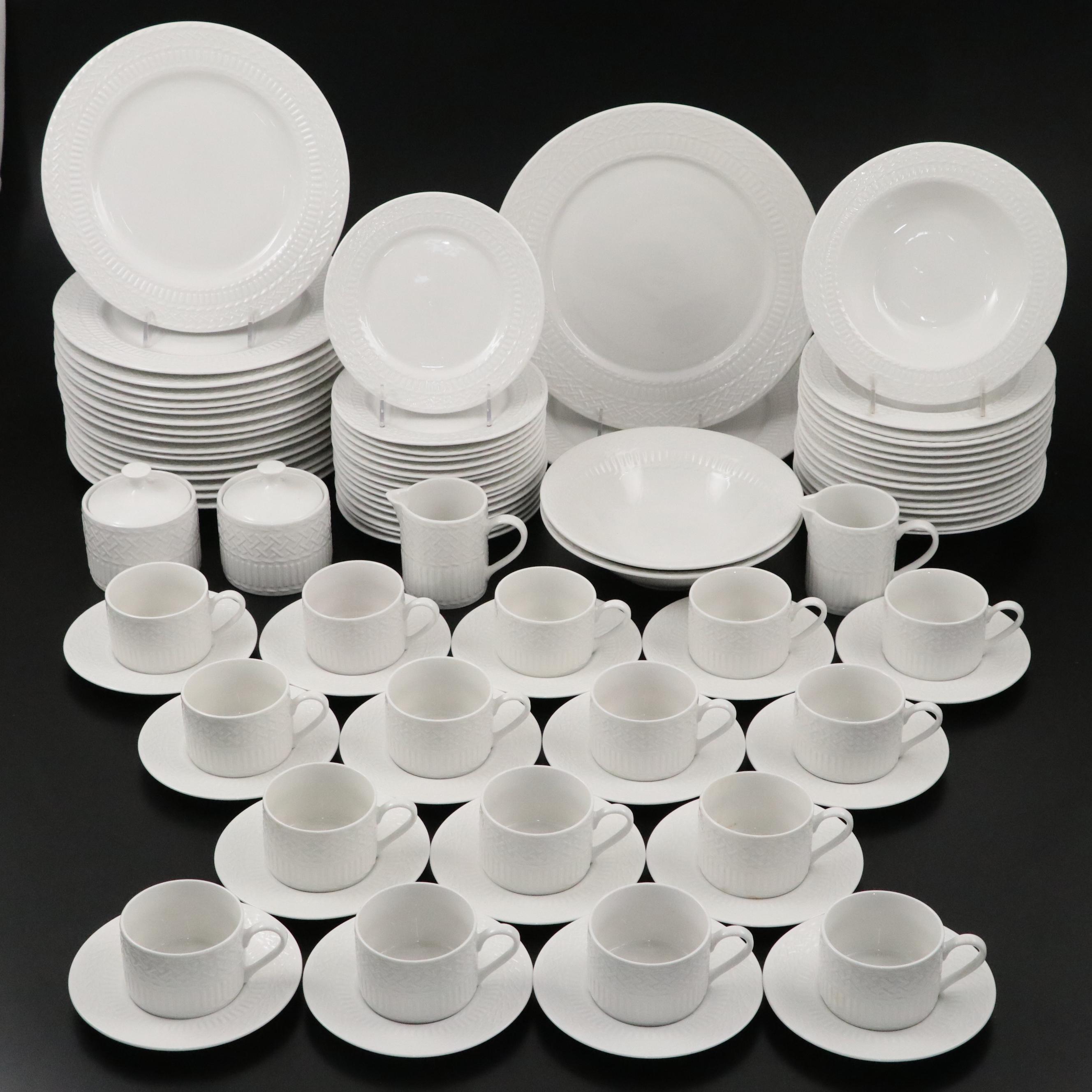 Cuisinart "Wicker White" Ceramic Dinnerware