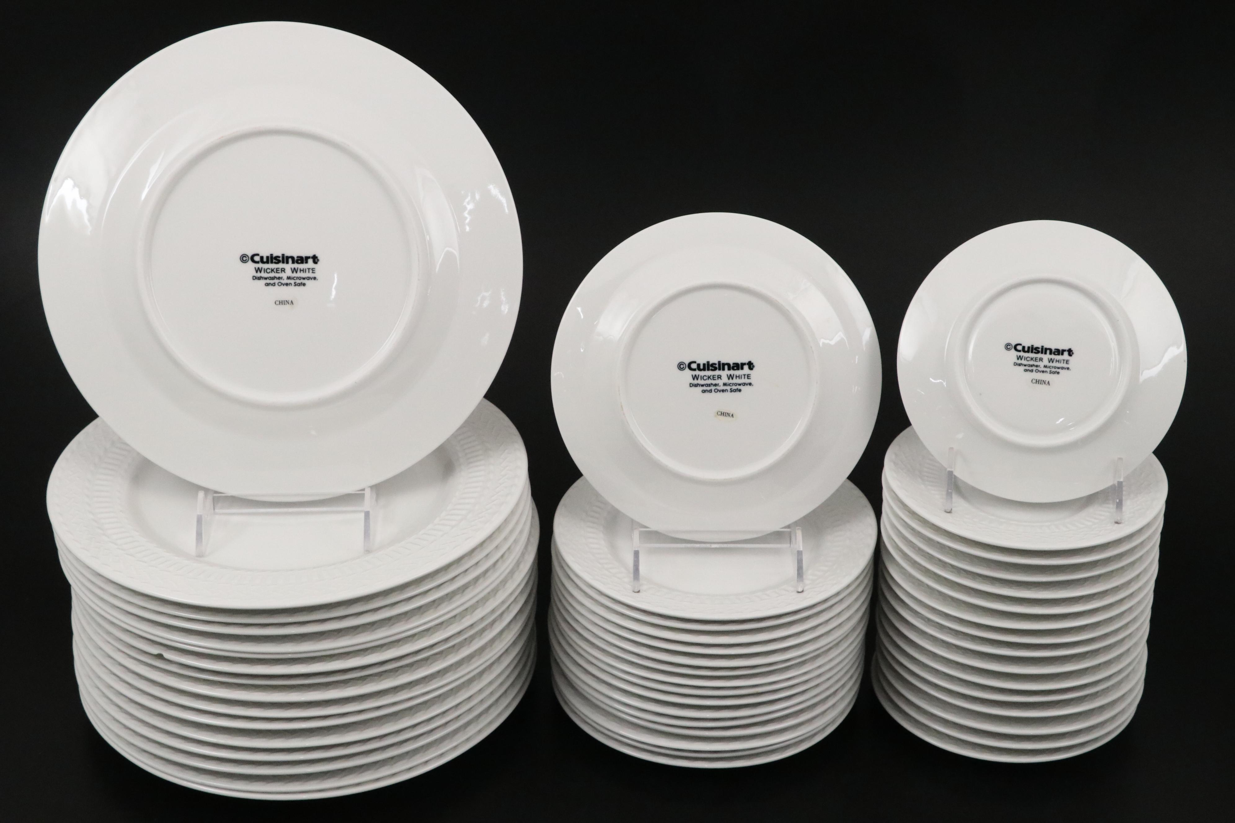 Cuisinart "Wicker White" Ceramic Dinnerware