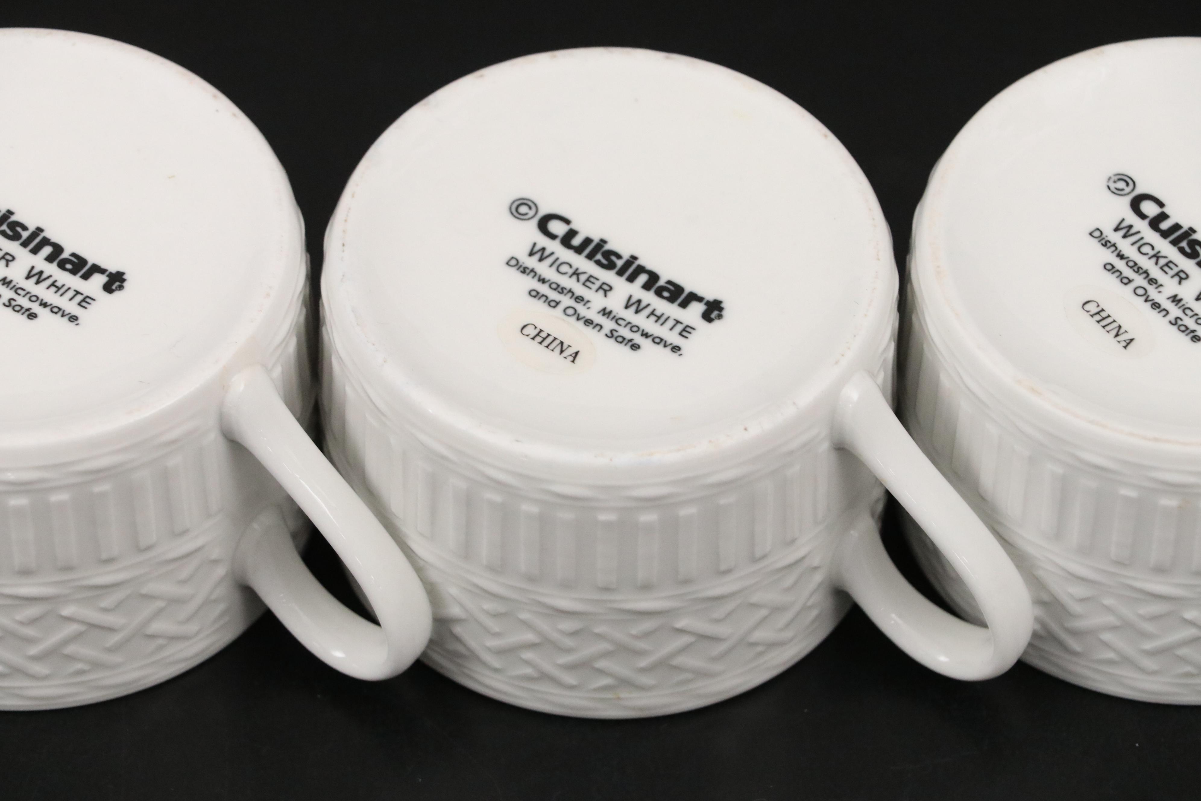 Cuisinart "Wicker White" Ceramic Dinnerware